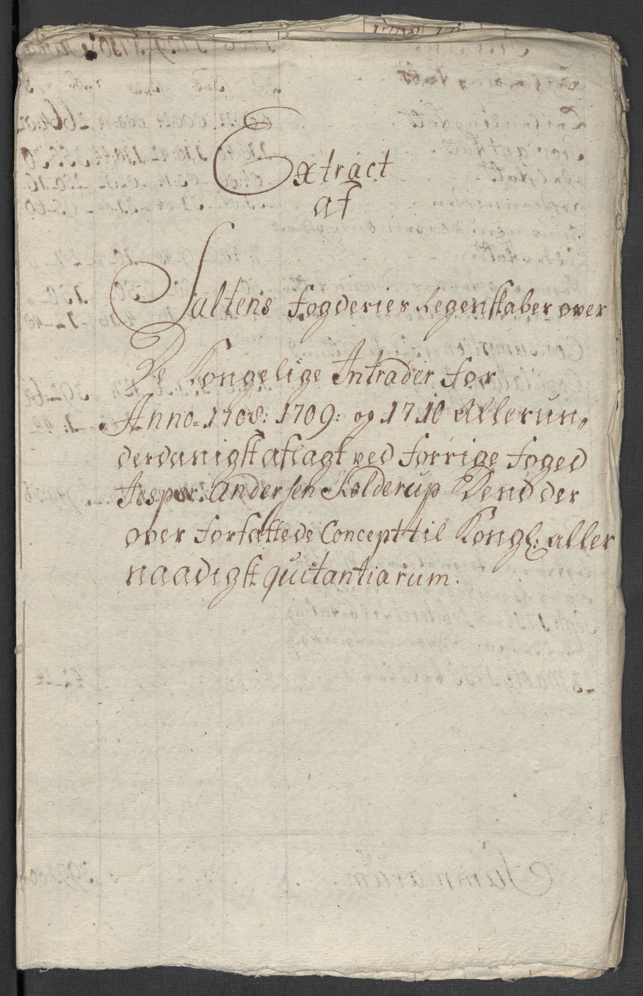 Rentekammeret inntil 1814, Reviderte regnskaper, Fogderegnskap, RA/EA-4092/R66/L4581: Fogderegnskap Salten, 1707-1710, s. 584