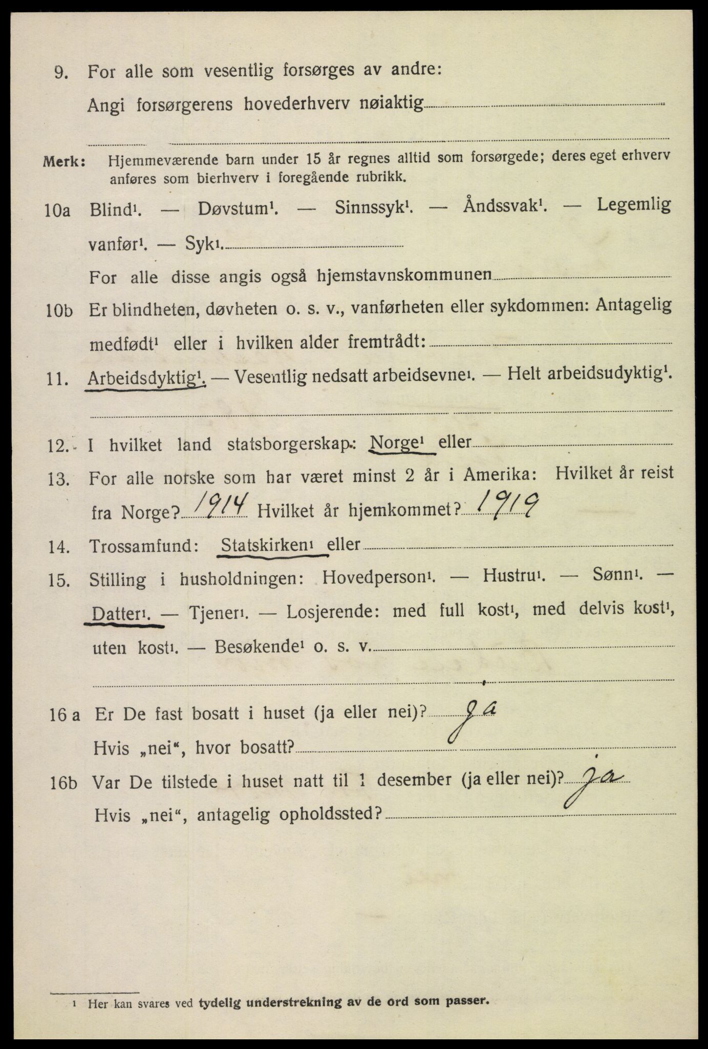 SAH, Folketelling 1920 for 0512 Lesja herred, 1920, s. 6065