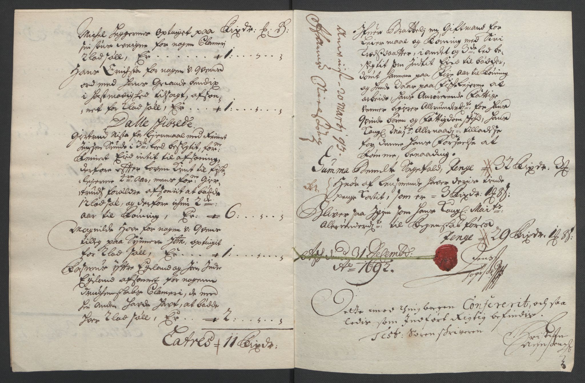 Rentekammeret inntil 1814, Reviderte regnskaper, Fogderegnskap, AV/RA-EA-4092/R53/L3420: Fogderegnskap Sunn- og Nordfjord, 1691-1692, s. 232