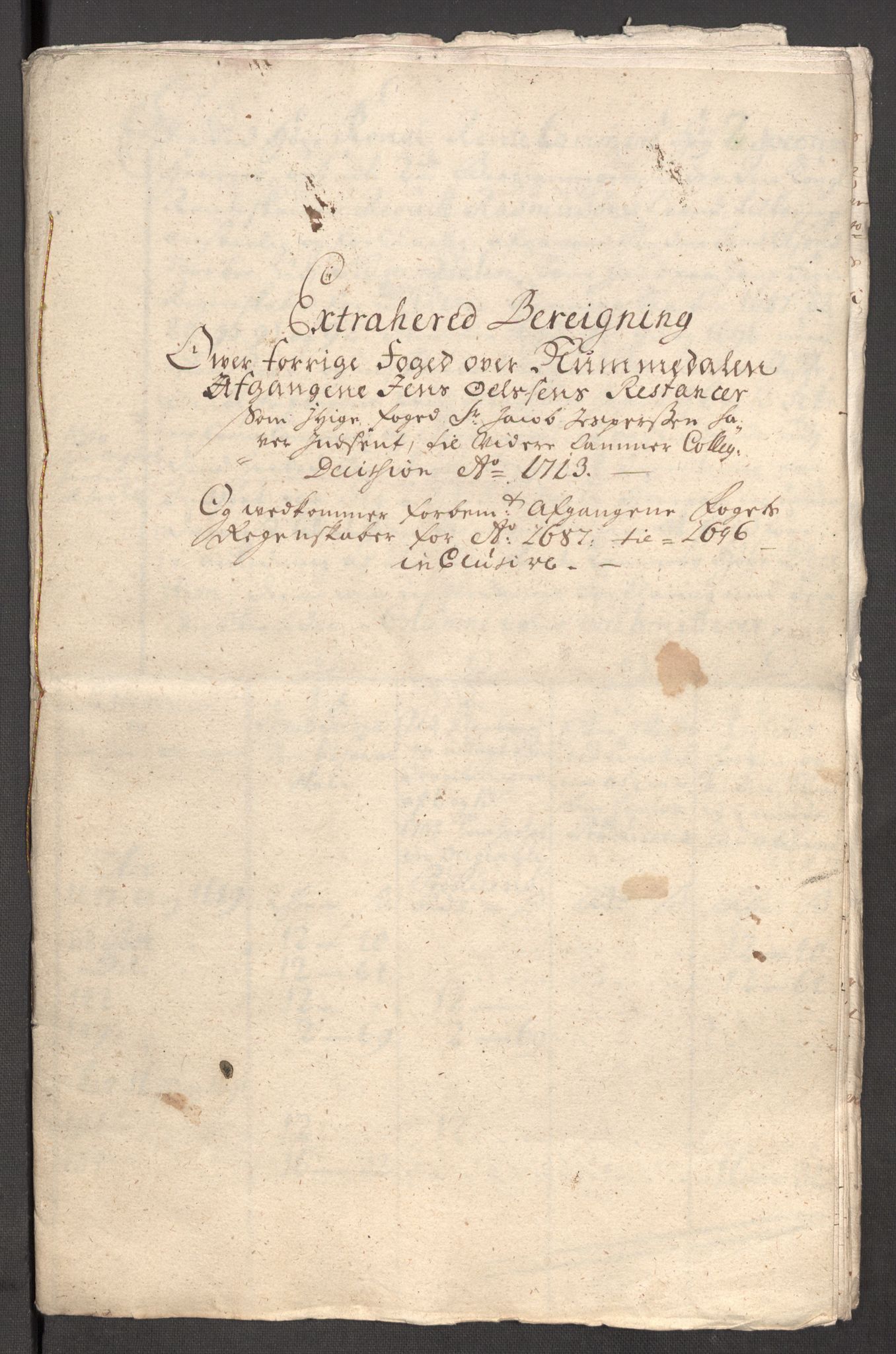 Rentekammeret inntil 1814, Reviderte regnskaper, Fogderegnskap, AV/RA-EA-4092/R64/L4425: Fogderegnskap Namdal, 1696-1698, s. 116