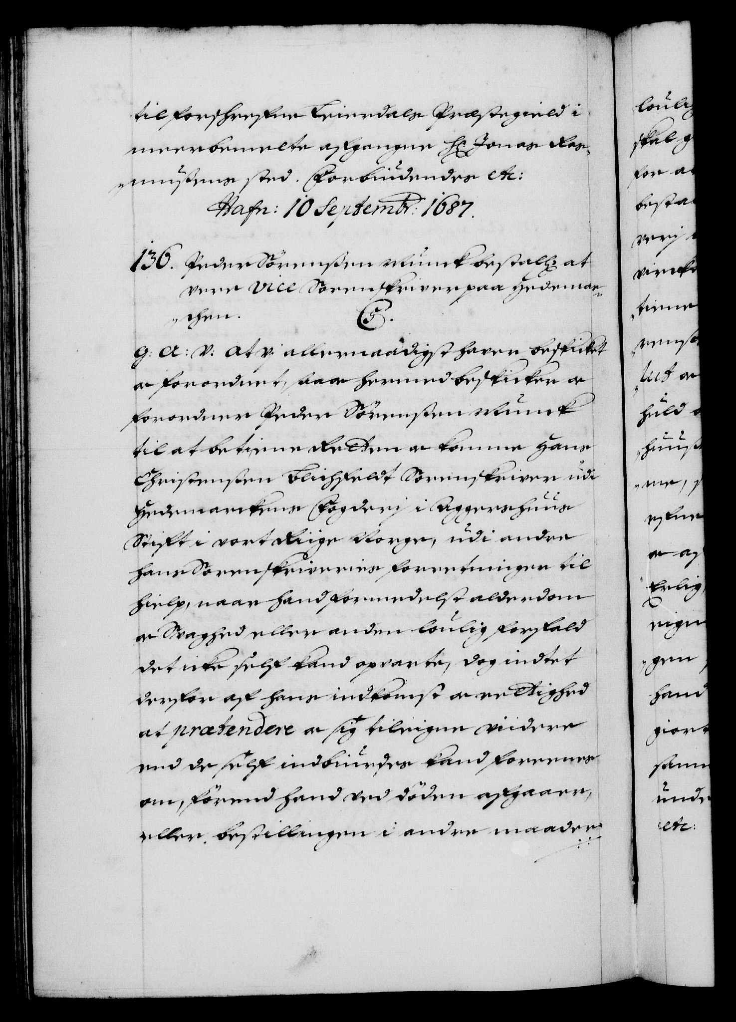 Danske Kanselli 1572-1799, RA/EA-3023/F/Fc/Fca/Fcaa/L0014: Norske registre (mikrofilm), 1685-1687, s. 532b