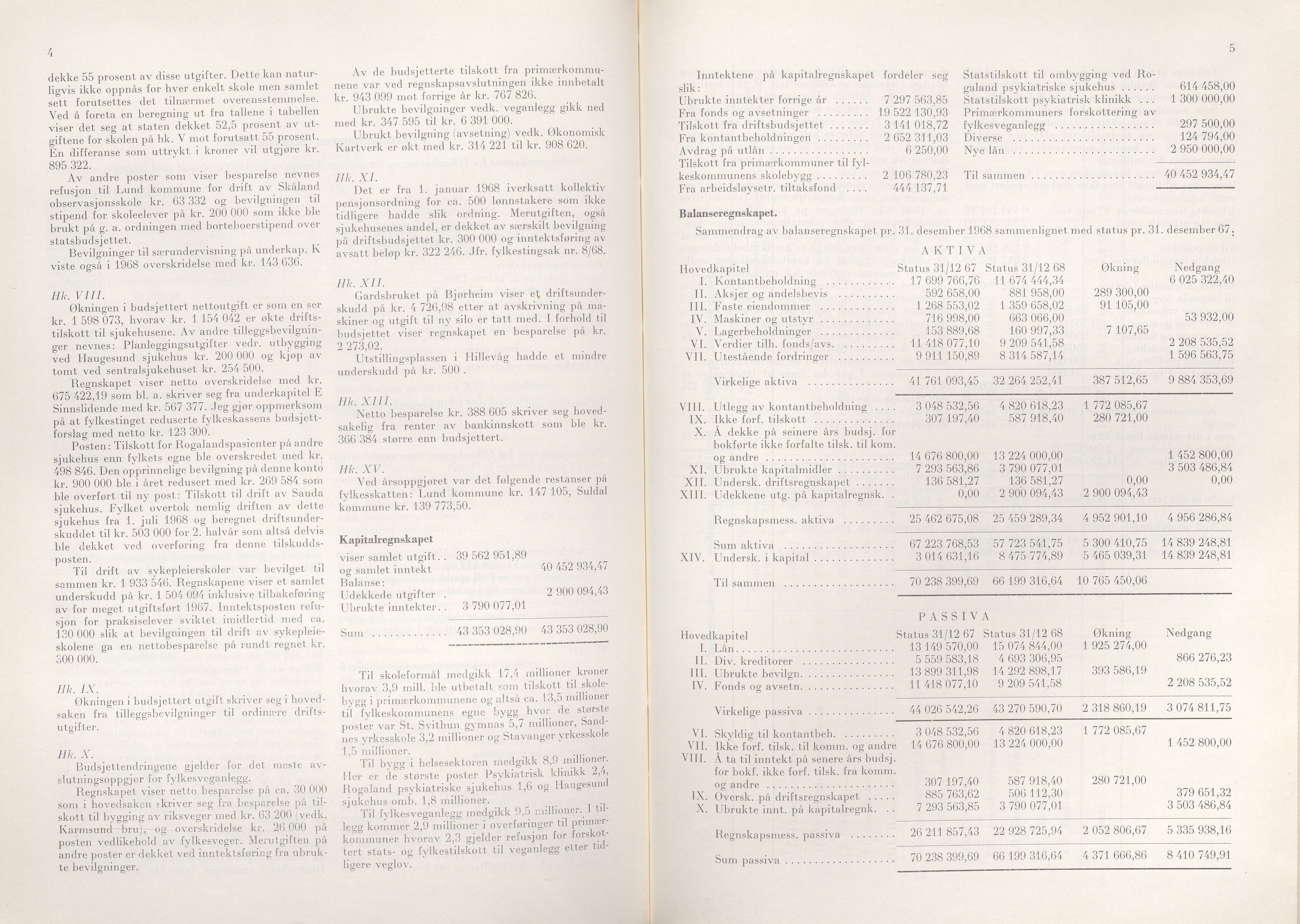 Rogaland fylkeskommune - Fylkesrådmannen , IKAR/A-900/A/Aa/Aaa/L0089: Møtebok , 1969, s. 4-5