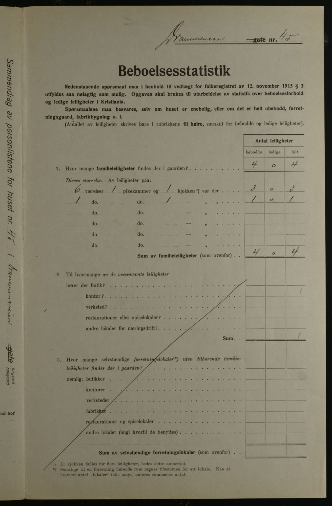 OBA, Kommunal folketelling 1.12.1923 for Kristiania, 1923, s. 18552