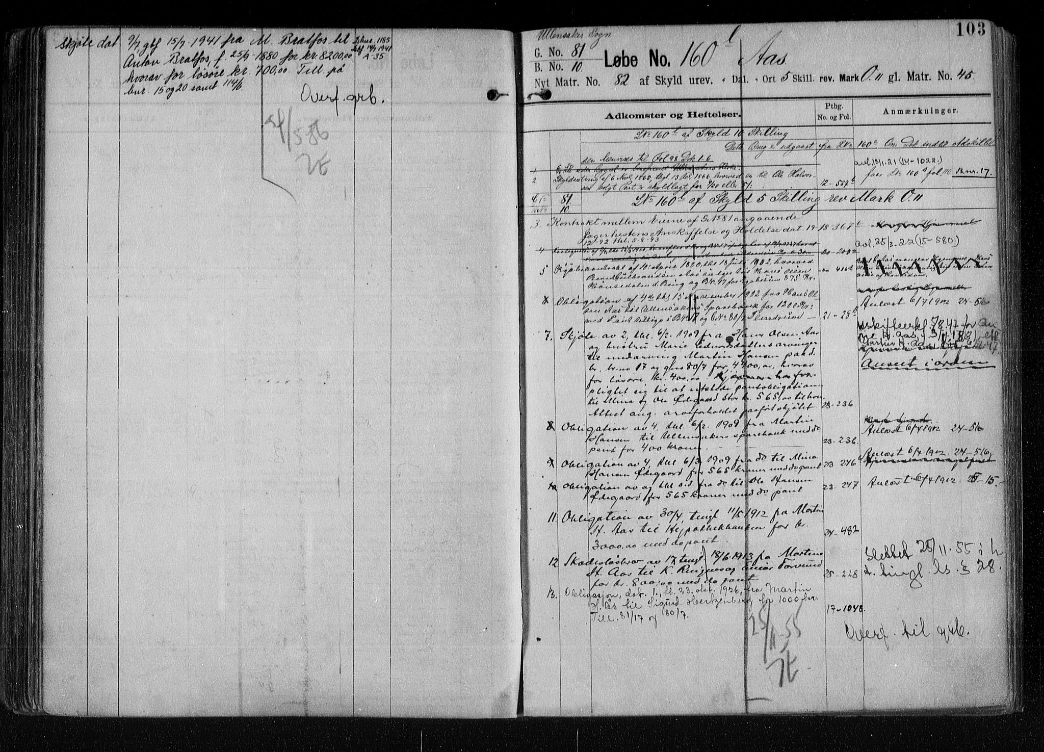 Eidsvoll tingrett, AV/SAO-A-10371/G/Ga/Gae/L0002a: Panteregister nr. V IIa, s. 103