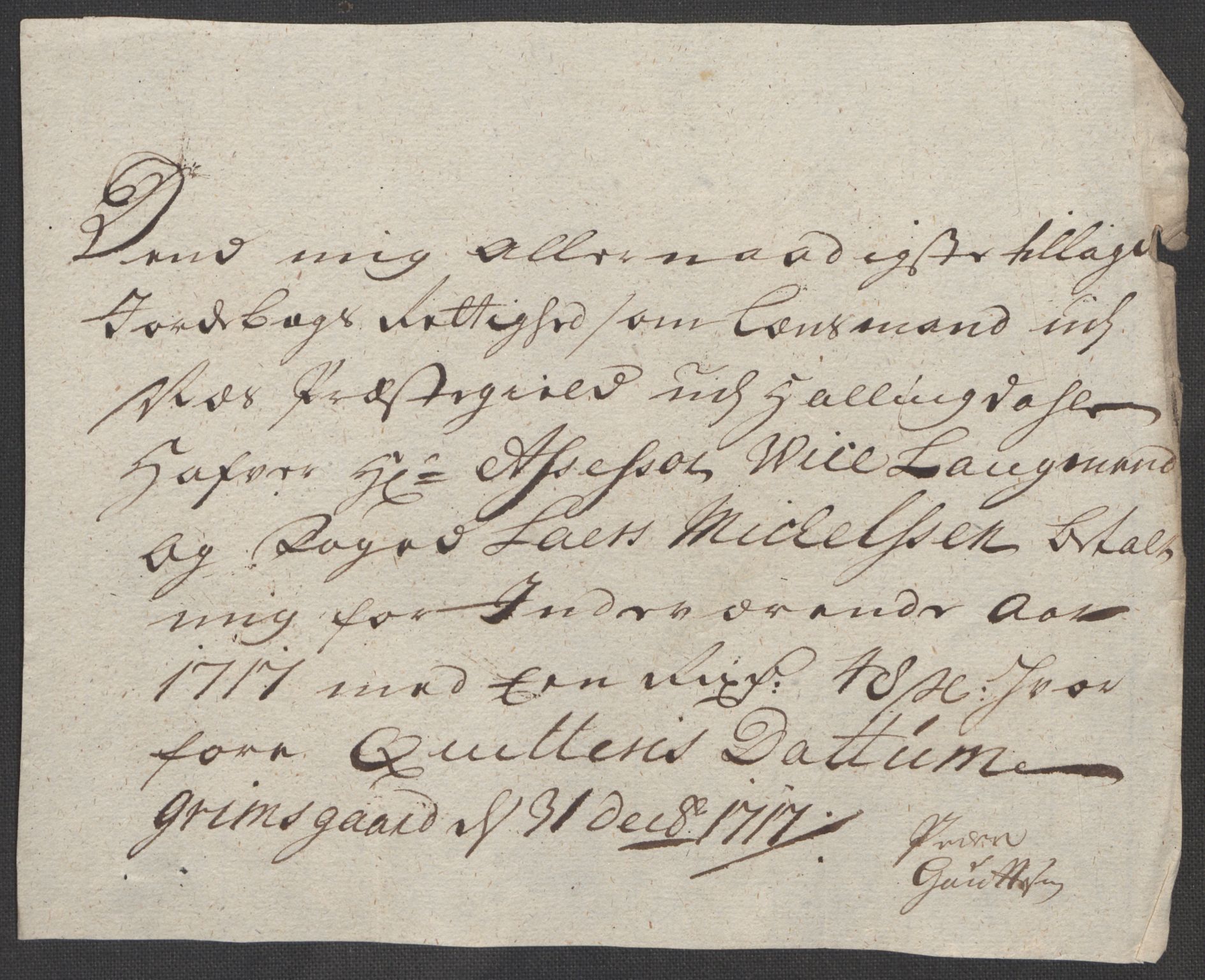 Rentekammeret inntil 1814, Reviderte regnskaper, Fogderegnskap, RA/EA-4092/R23/L1475: Fogderegnskap Ringerike og Hallingdal, 1717, s. 245
