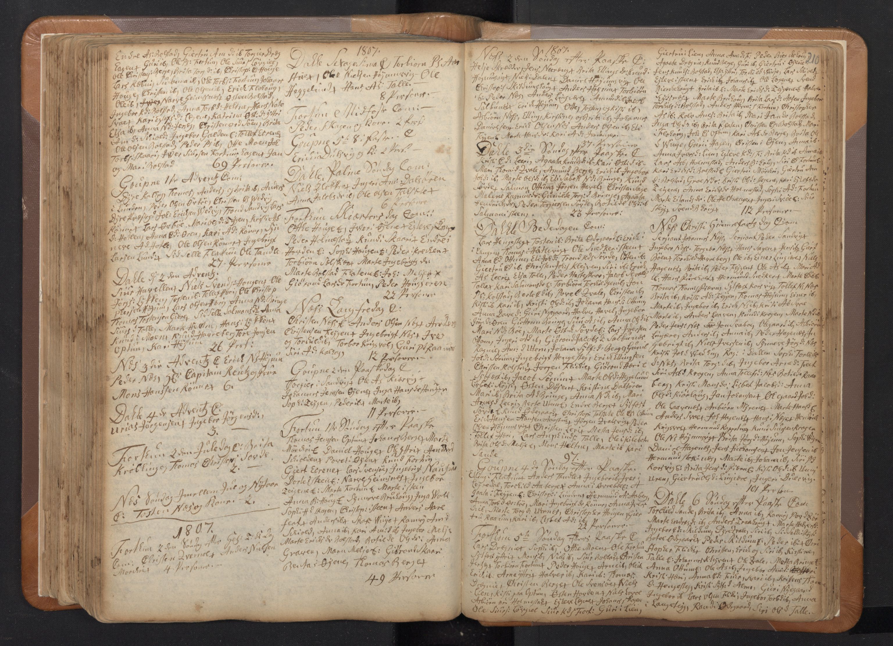 Luster sokneprestembete, AV/SAB-A-81101/H/Haa/Haaa/L0002: Ministerialbok nr. A 2, 1751-1796, s. 209b-210a