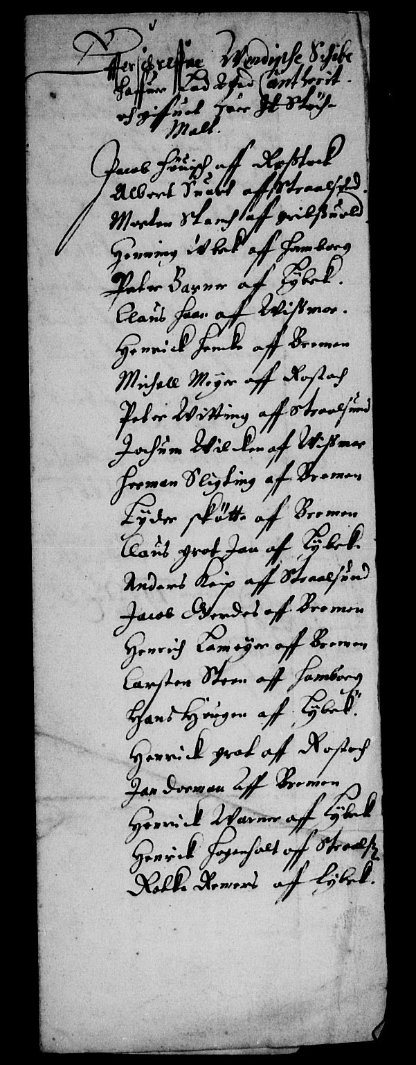 Rentekammeret inntil 1814, Reviderte regnskaper, Lensregnskaper, AV/RA-EA-5023/R/Rb/Rbt/L0119: Bergenhus len, 1650-1652