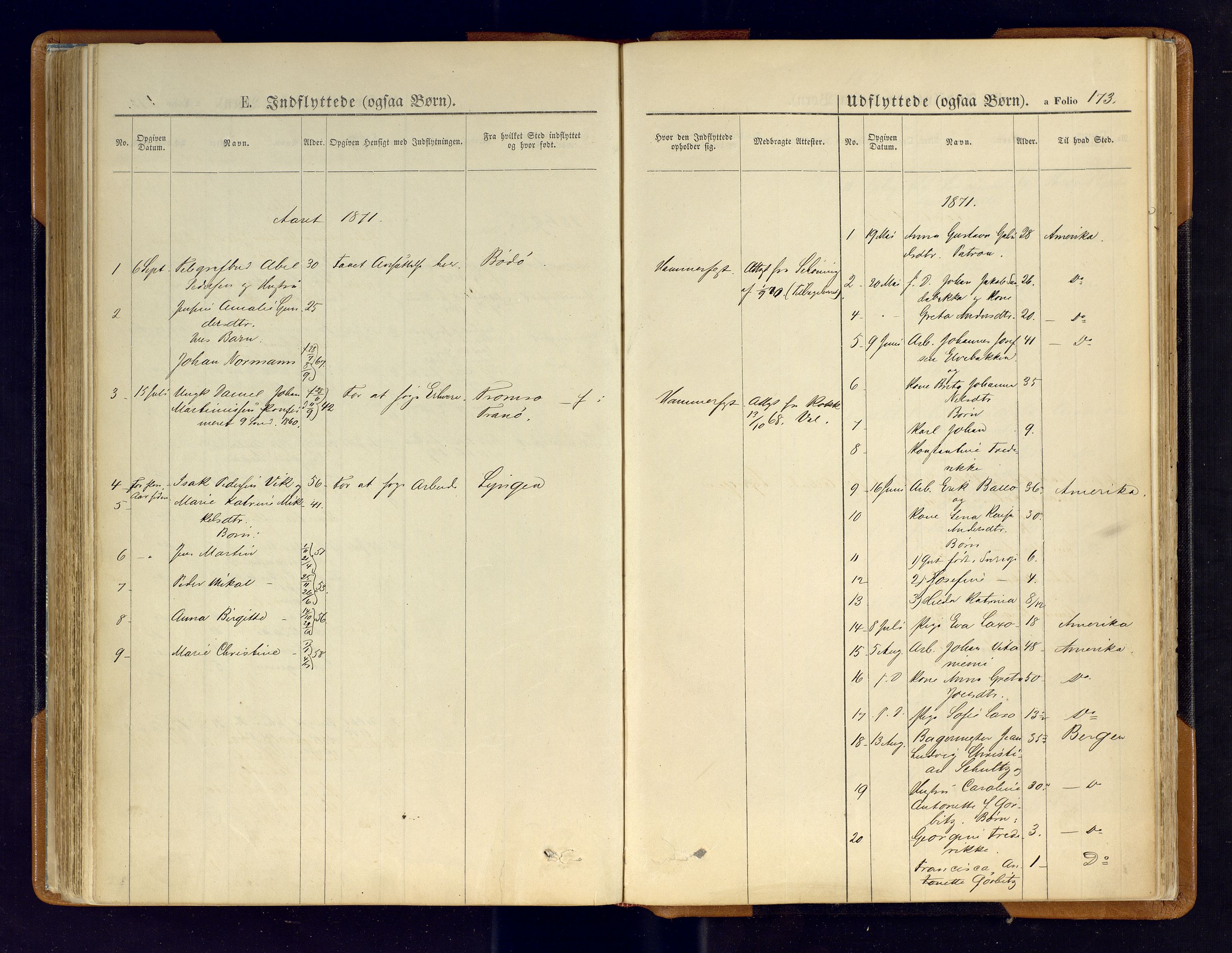 Hammerfest sokneprestkontor, SATØ/S-1347/H/Ha/L0006.kirke: Ministerialbok nr. 6, 1869-1877, s. 173