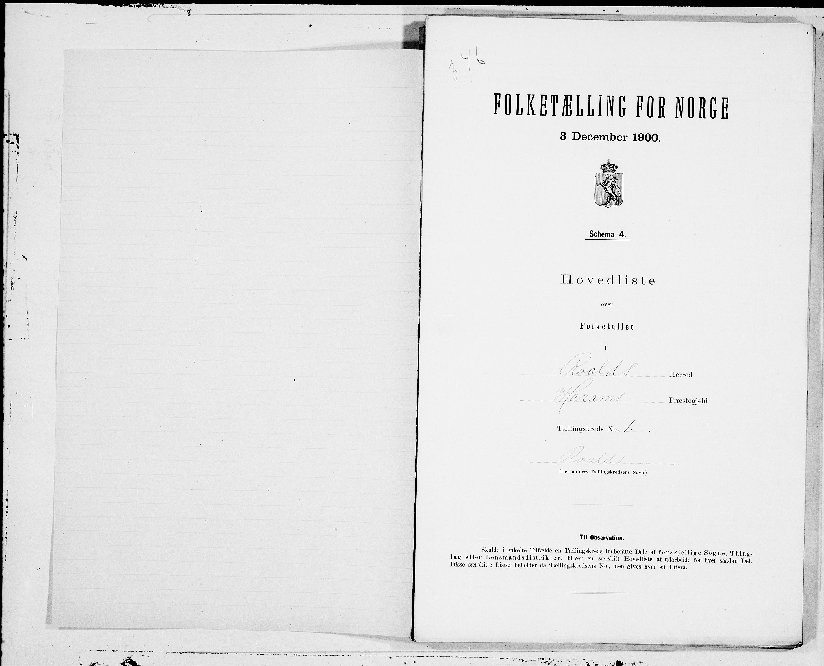 SAT, Folketelling 1900 for 1533 Roald herred, 1900, s. 2