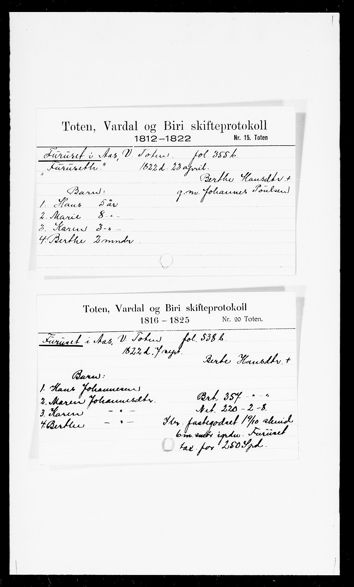 Toten tingrett, SAH/TING-006/J, 1657-1903, s. 25245