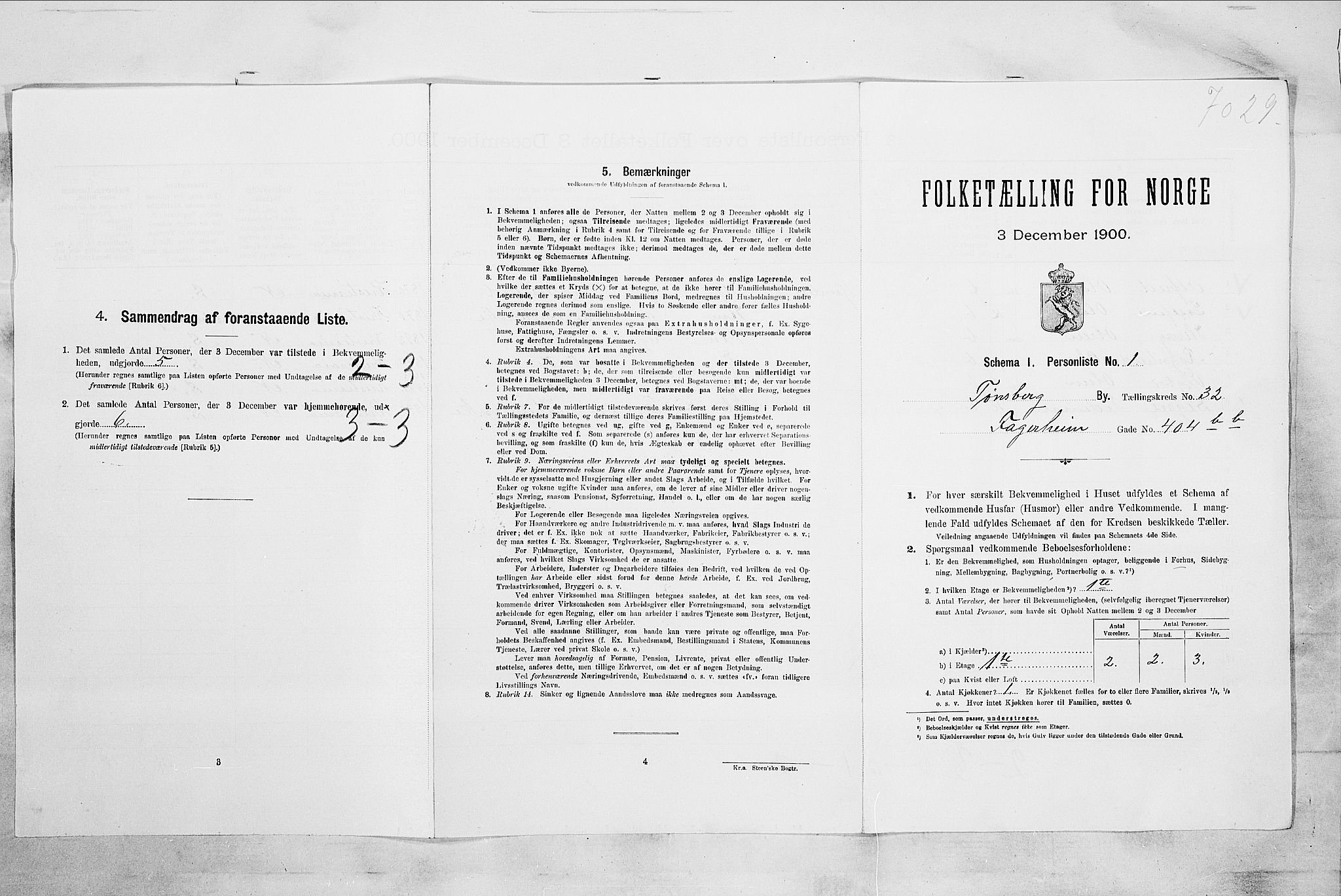 RA, Folketelling 1900 for 0705 Tønsberg kjøpstad, 1900, s. 4830