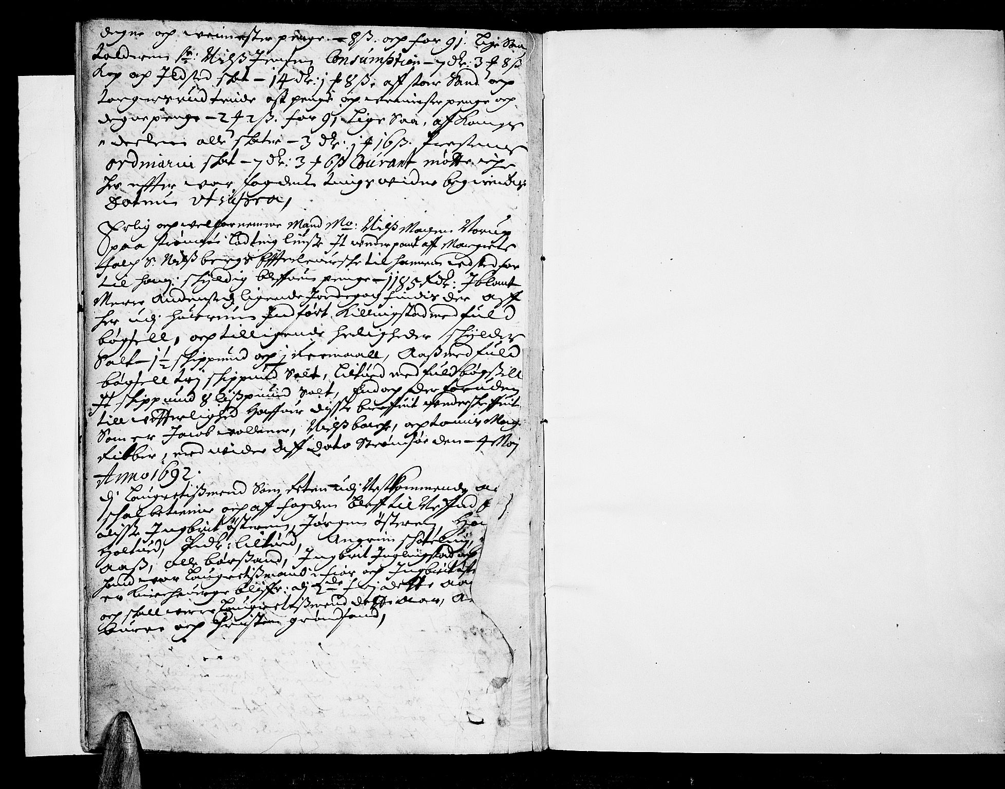 Lier, Røyken og Hurum sorenskriveri, SAKO/A-89/F/Fa/L0033: Tingbok, 1692, s. 44