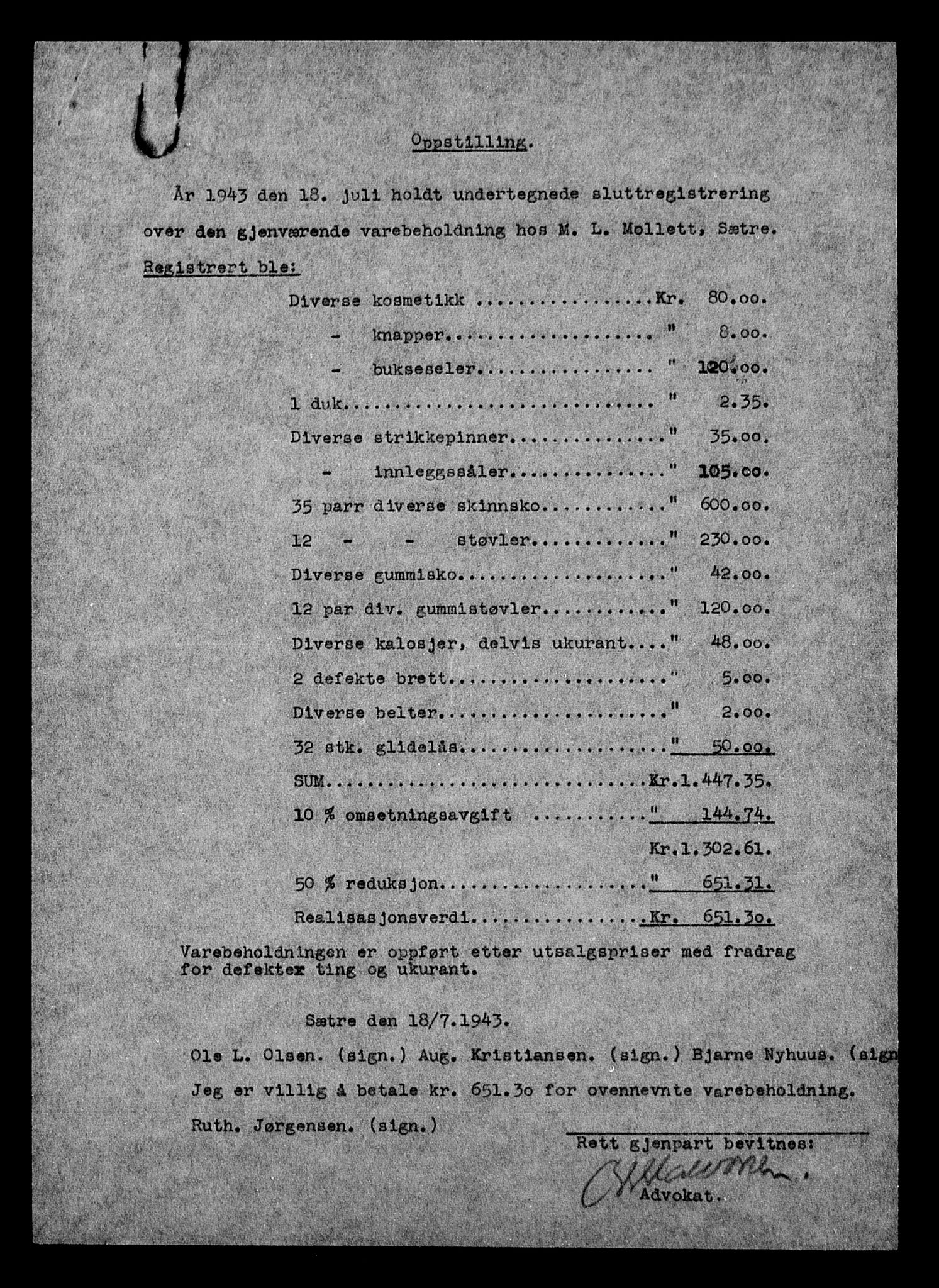 Justisdepartementet, Tilbakeføringskontoret for inndratte formuer, RA/S-1564/H/Hc/Hcd/L1003: --, 1945-1947, s. 293