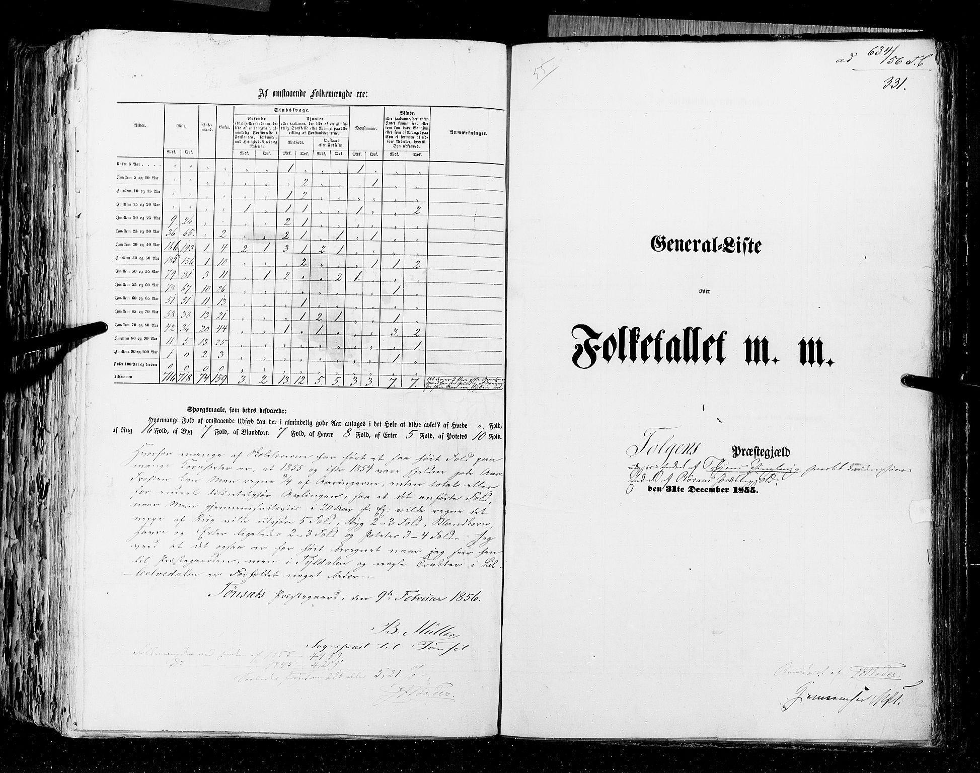 RA, Folketellingen 1855, bind 1: Akershus amt, Smålenenes amt og Hedemarken amt, 1855, s. 331