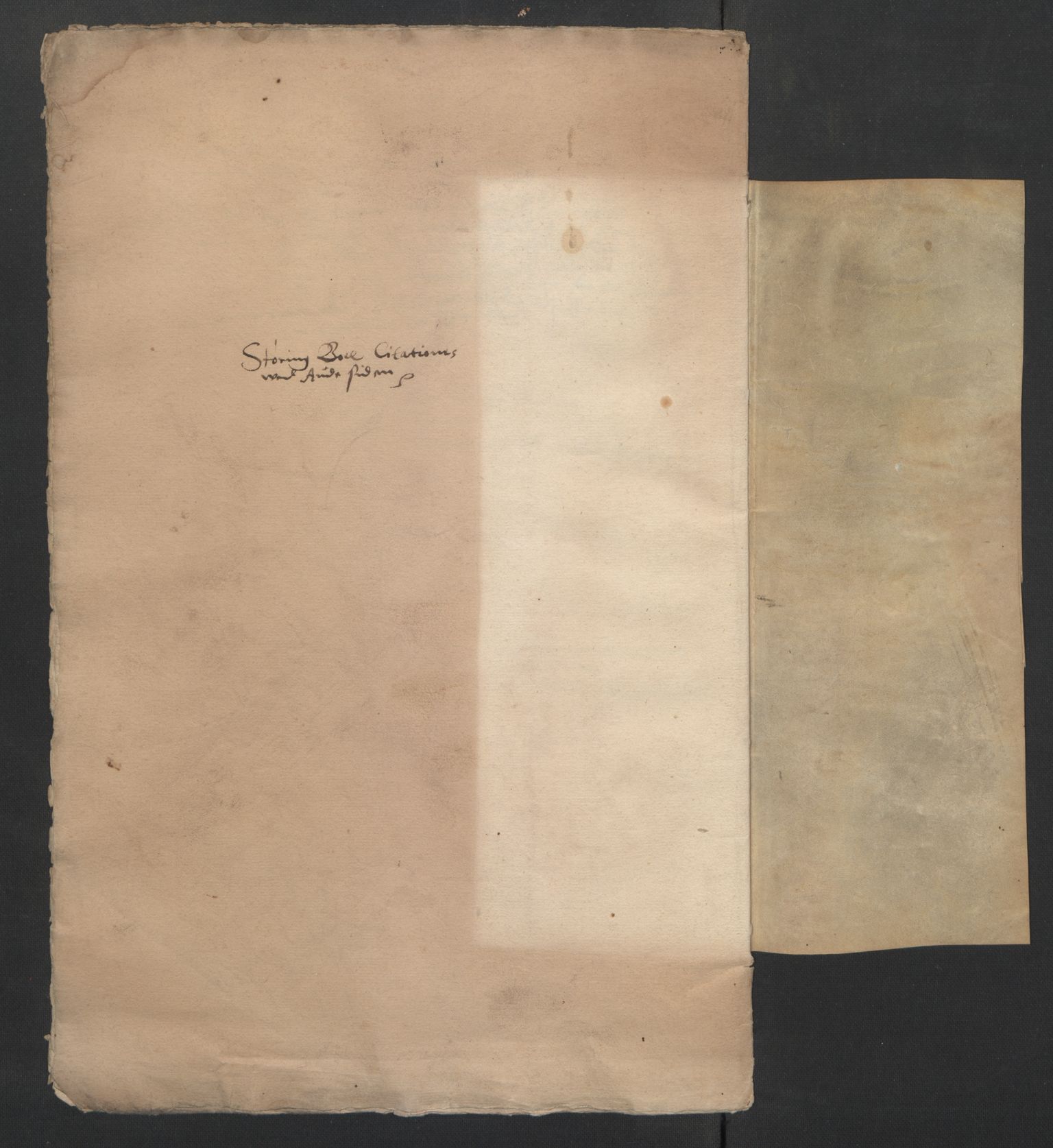Herredagen 1539-1664  (Kongens Retterting), RA/EA-2882/A/L0009: Dombok   Stevningsbok, 1613