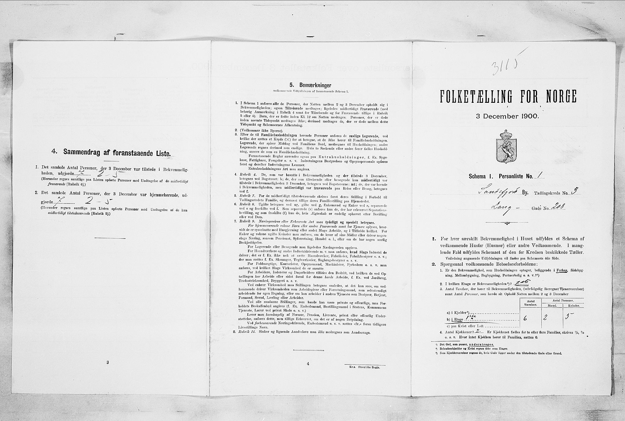 RA, Folketelling 1900 for 0706 Sandefjord kjøpstad, 1900, s. 625