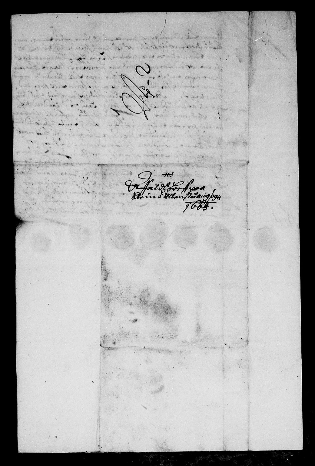 Rentekammeret inntil 1814, Reviderte regnskaper, Stiftamtstueregnskaper, Bergen stiftamt, AV/RA-EA-6043/R/Rc/L0016: Bergen stiftamt, 1665