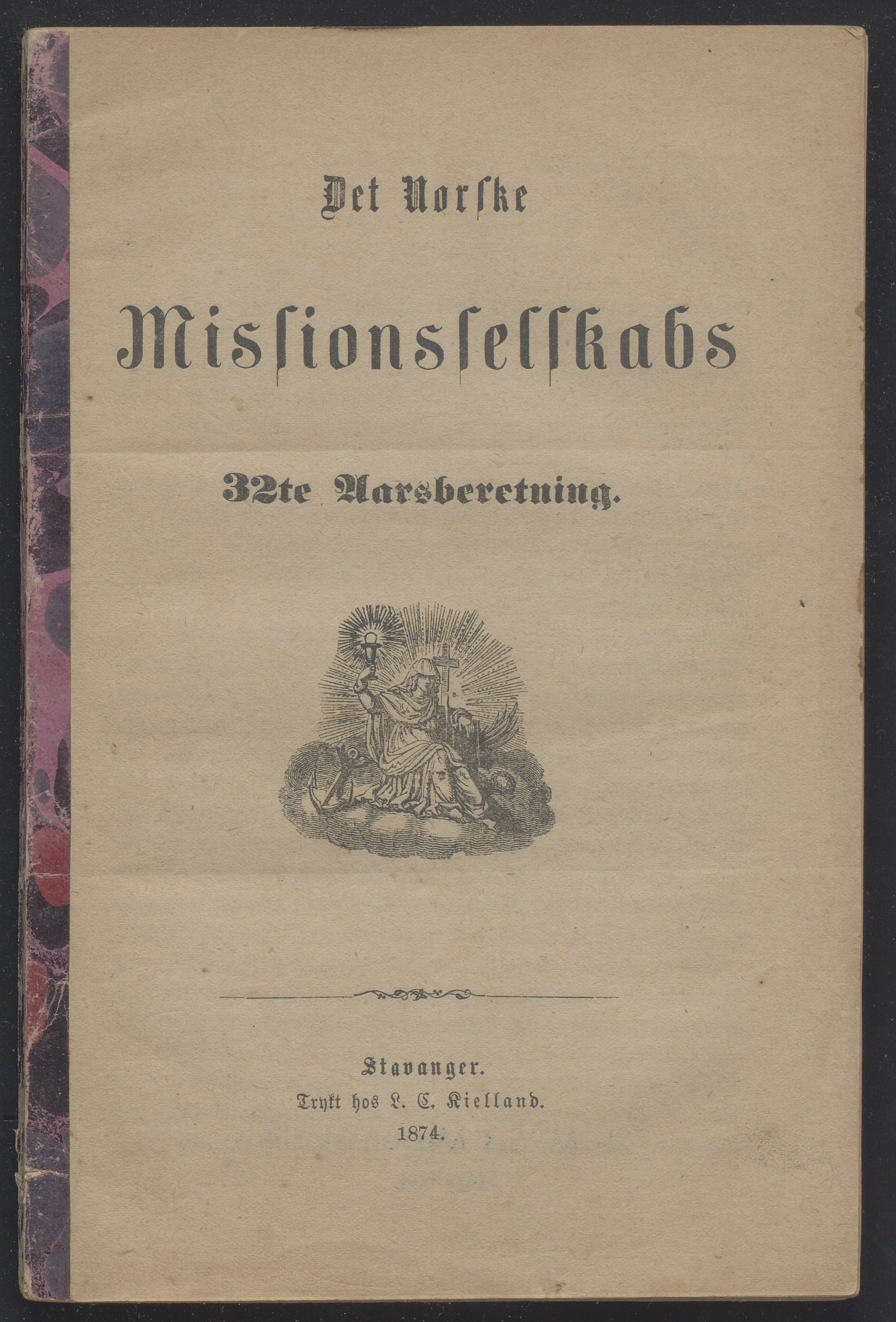 Det Norske Misjonsselskap - hovedadministrasjonen, VID/MA-A-1045/D/Db/Dba/L0338/0002: Beretninger, Bøker, Skrifter o.l   / Årsberetninger 32, 1874