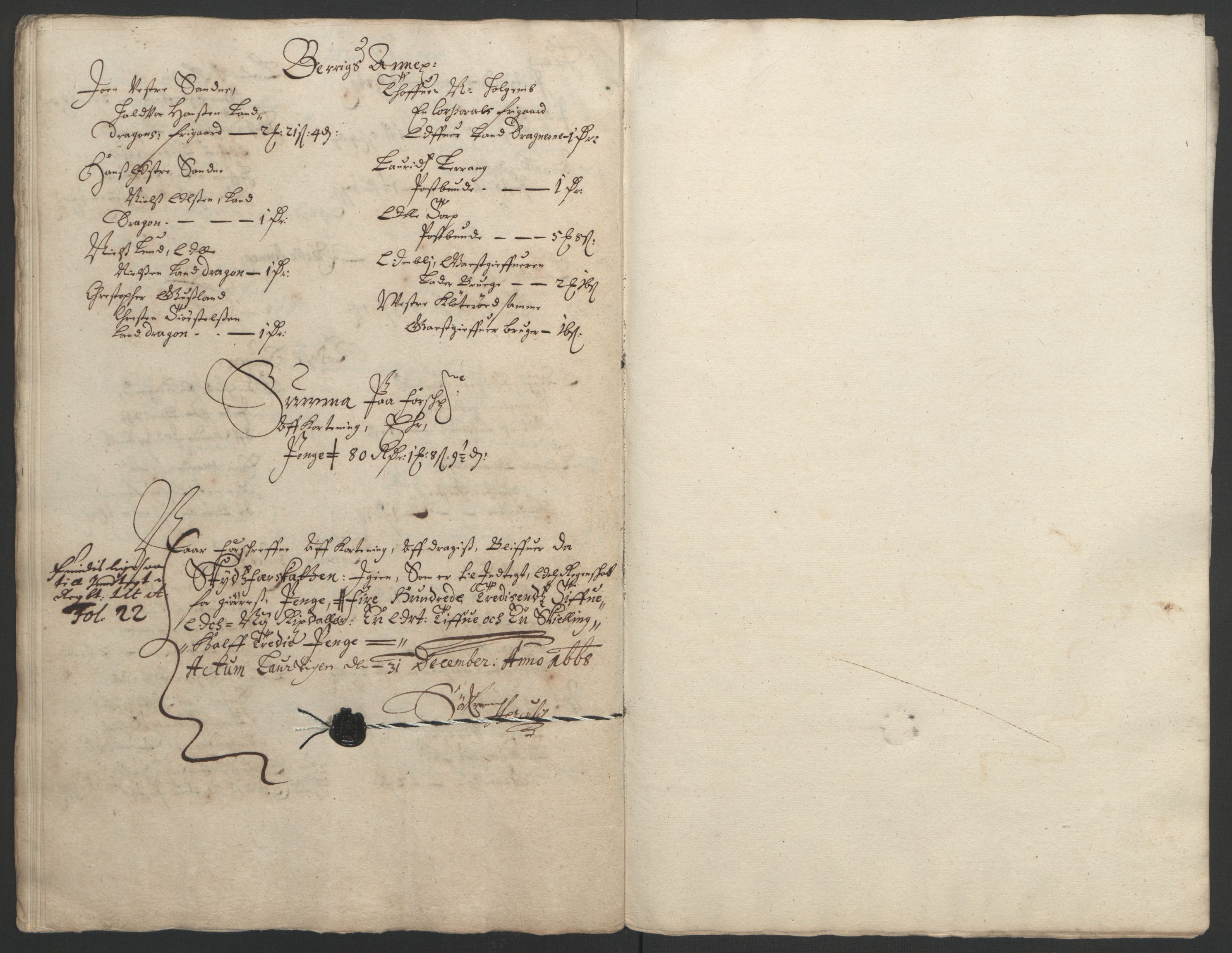 Rentekammeret inntil 1814, Reviderte regnskaper, Fogderegnskap, AV/RA-EA-4092/R33/L1964: Fogderegnskap Larvik grevskap, 1665-1668, s. 162