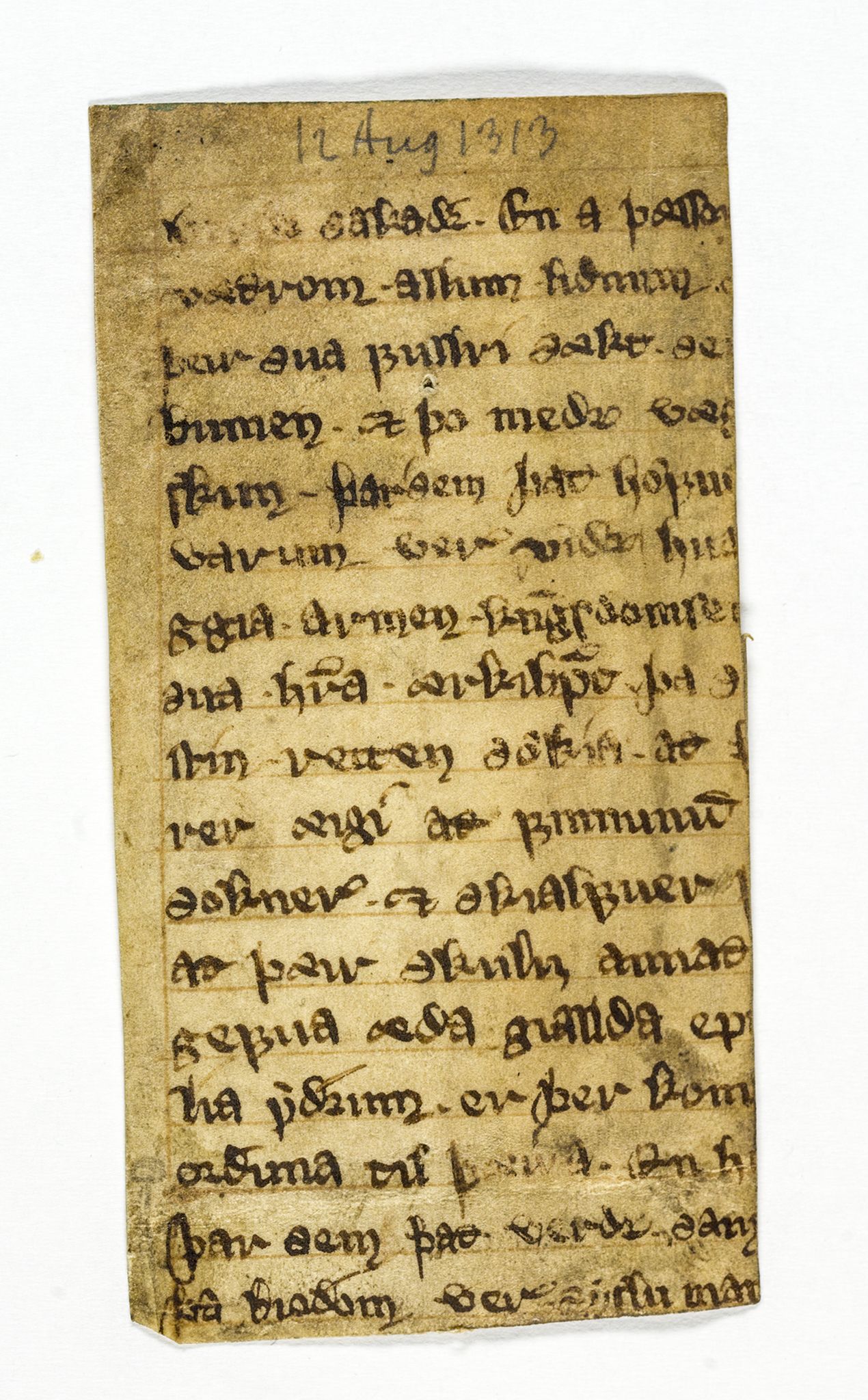 Riksarkivets diplomsamling, AV/RA-EA-5965/F26/L0004: Norrøne membranfragmenter bestand 31-50, 1100-1536, s. 86