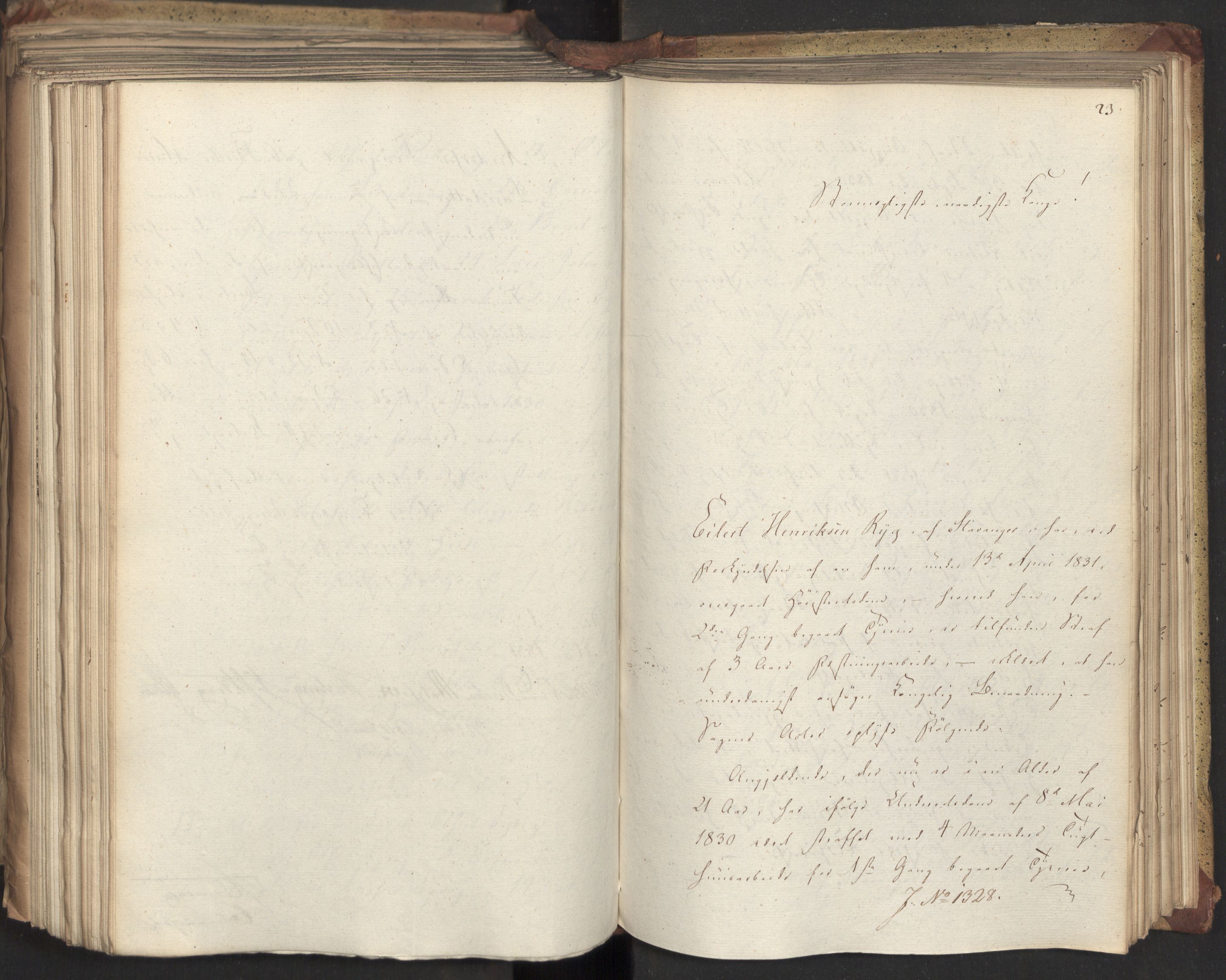 Statsrådsavdelingen i Stockholm, AV/RA-S-1003/D/Da/L0071: Regjeringsinnstillinger nr. 1222-1364, 1831, s. 441