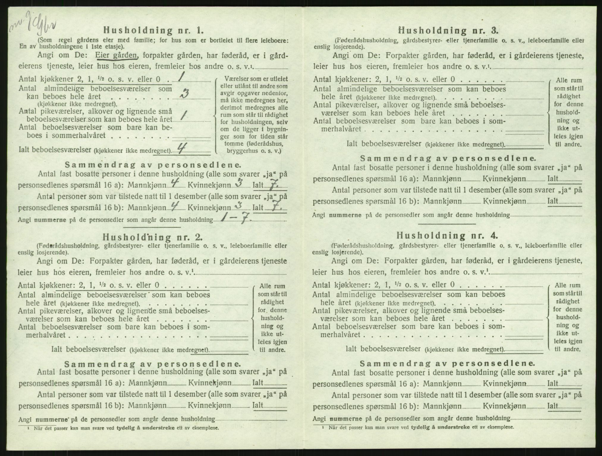 SAH, Folketelling 1920 for 0428 Trysil herred, 1920, s. 2524
