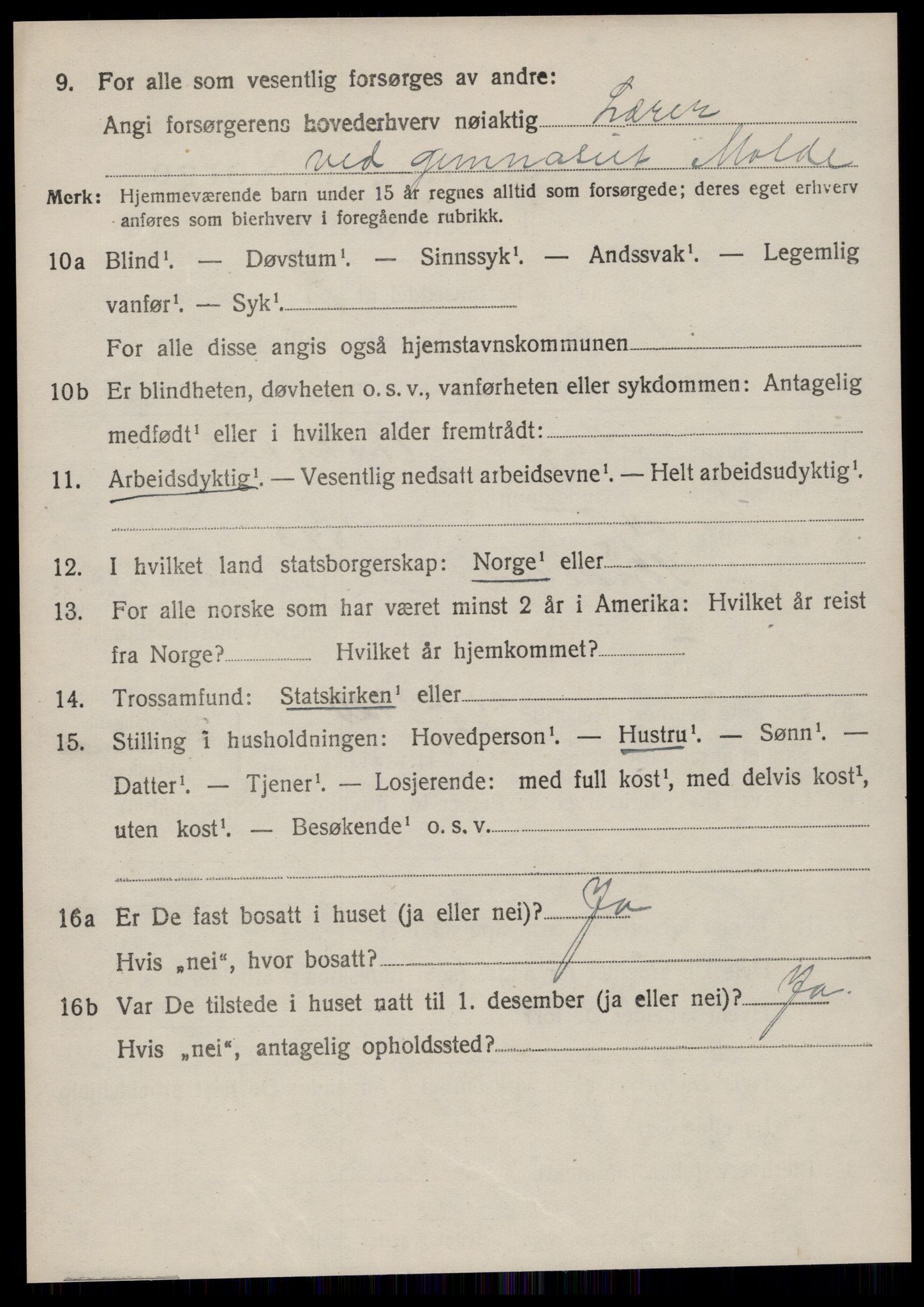 SAT, Folketelling 1920 for 1544 Bolsøy herred, 1920, s. 1864