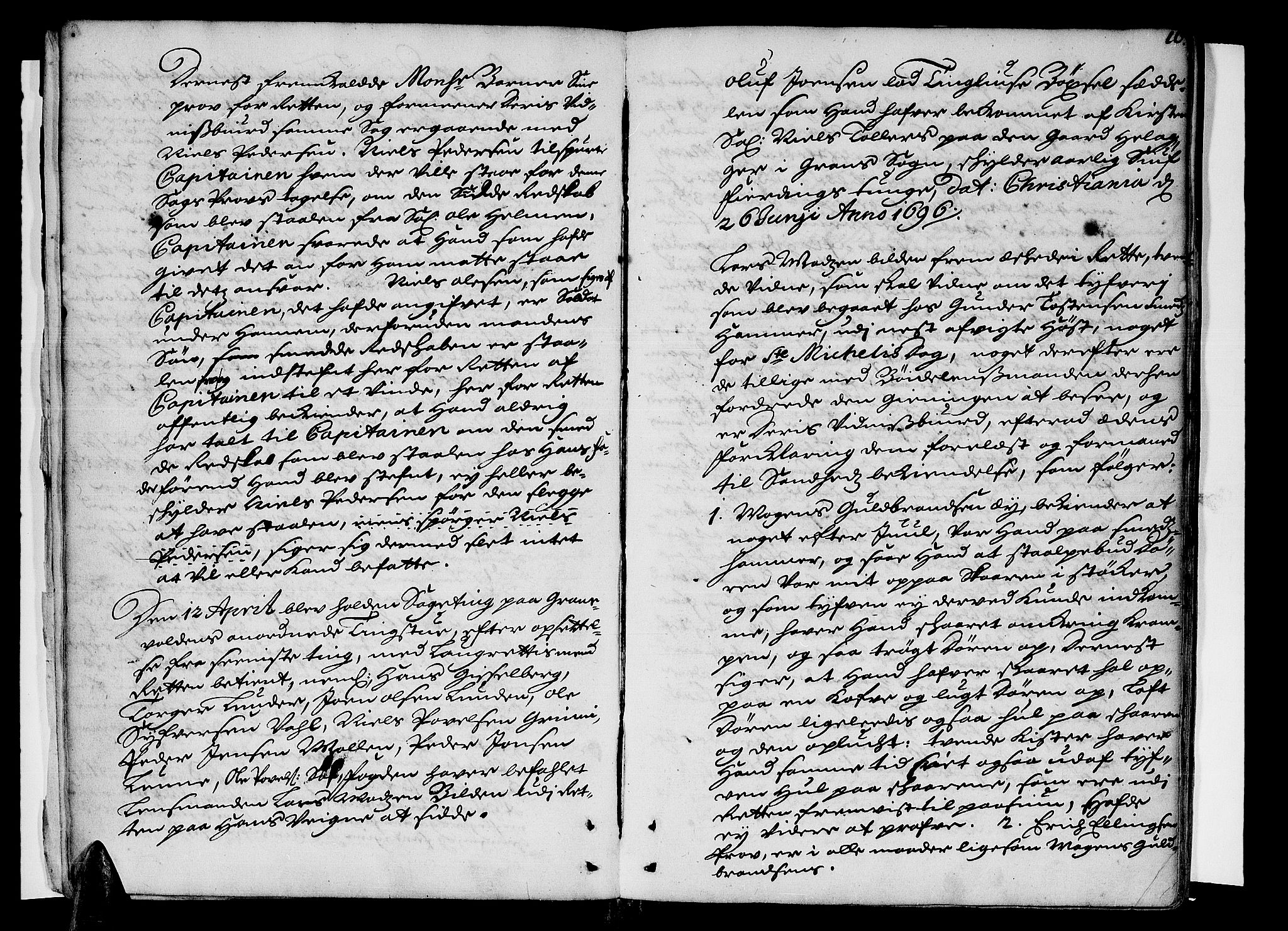 Hadeland, Land og Valdres sorenskriveri, SAH/TING-028/G/Gb/L0035: Tingbok, 1697, s. 15b-16a