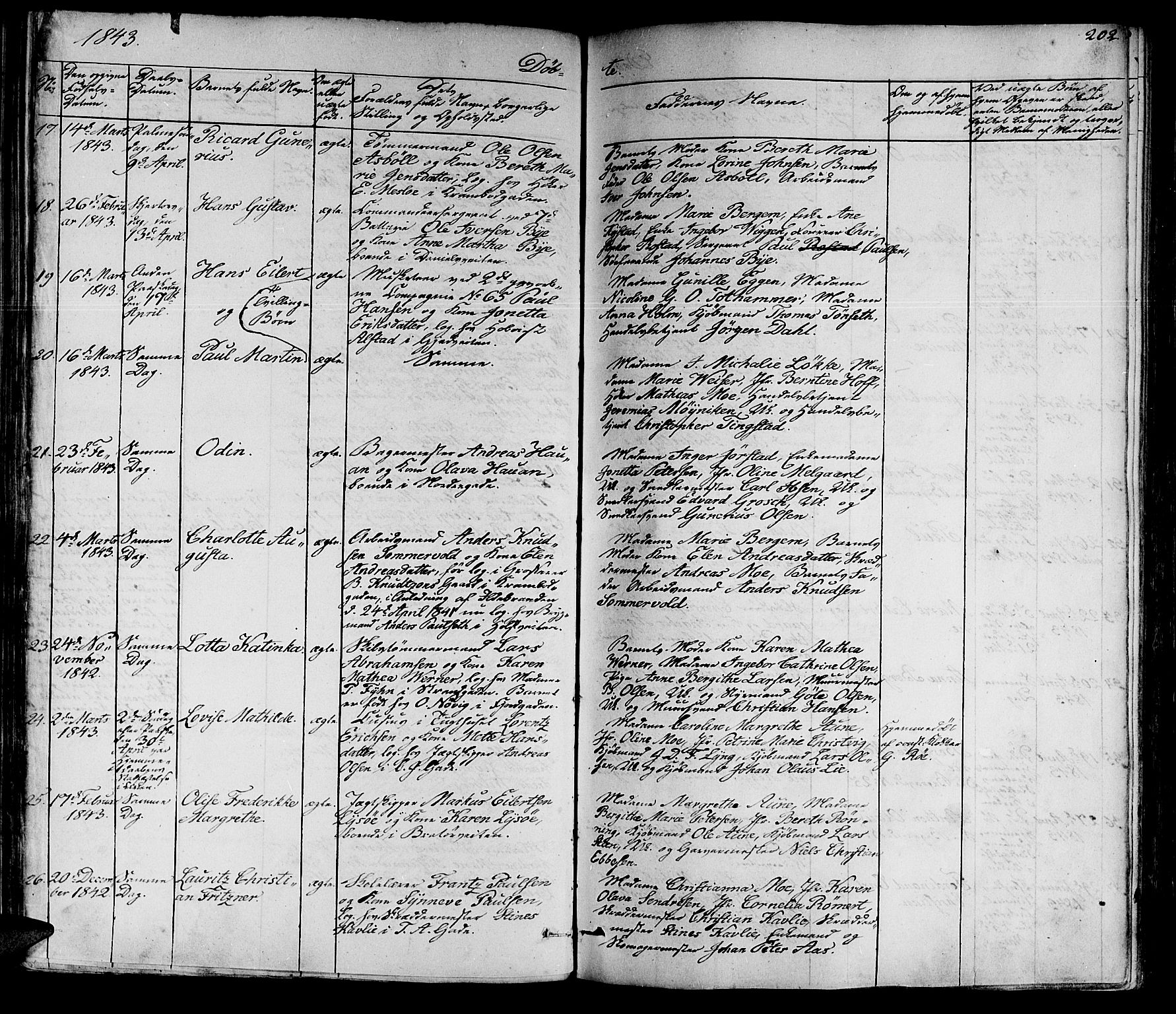 Ministerialprotokoller, klokkerbøker og fødselsregistre - Sør-Trøndelag, SAT/A-1456/602/L0136: Klokkerbok nr. 602C04, 1833-1845, s. 202