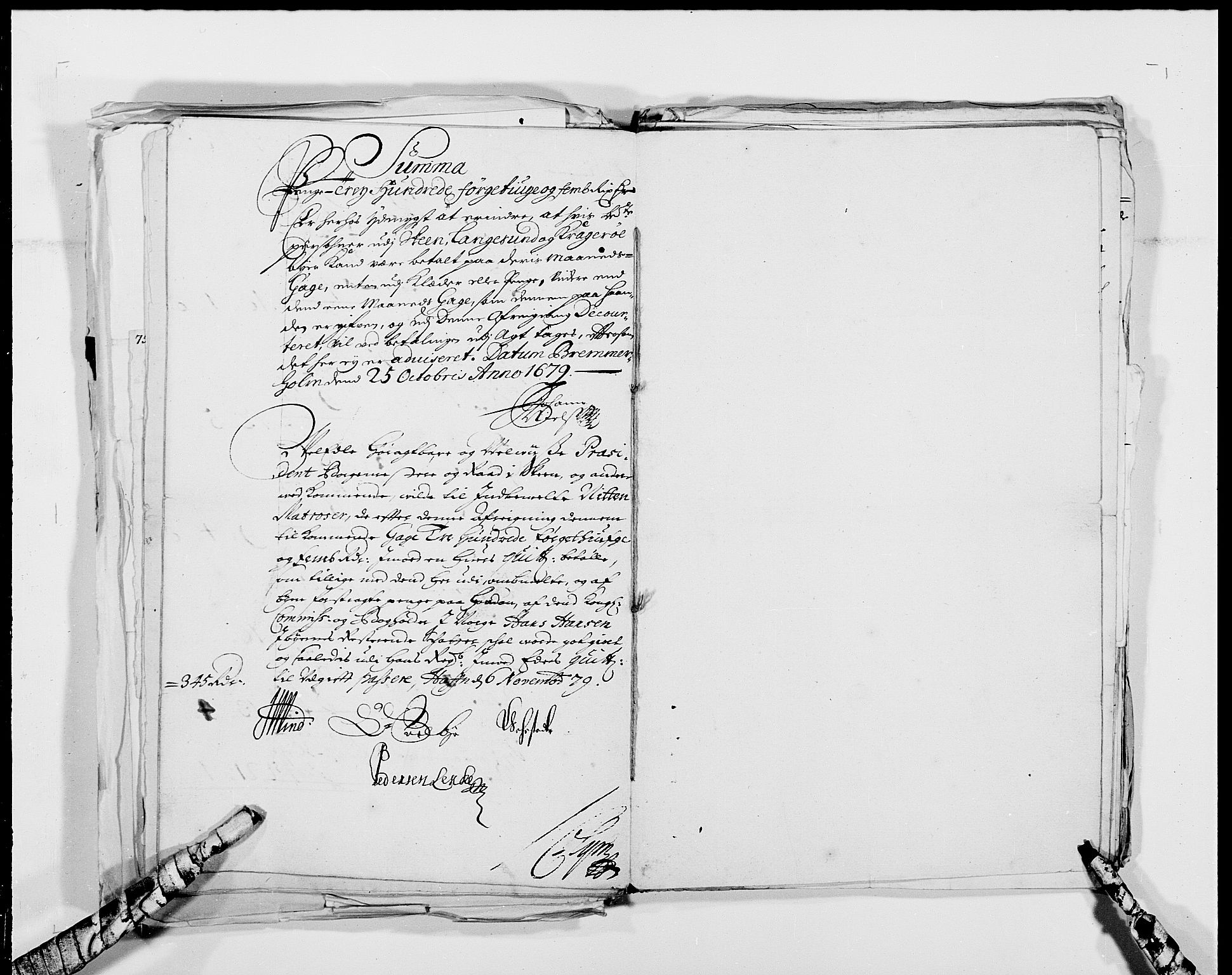 Rentekammeret inntil 1814, Reviderte regnskaper, Byregnskaper, RA/EA-4066/R/Rj/L0193: [J3] Kontribusjonsregnskap (med Langesund, Brevik, Porsgrunn og Kragerø), 1663-1691, s. 473