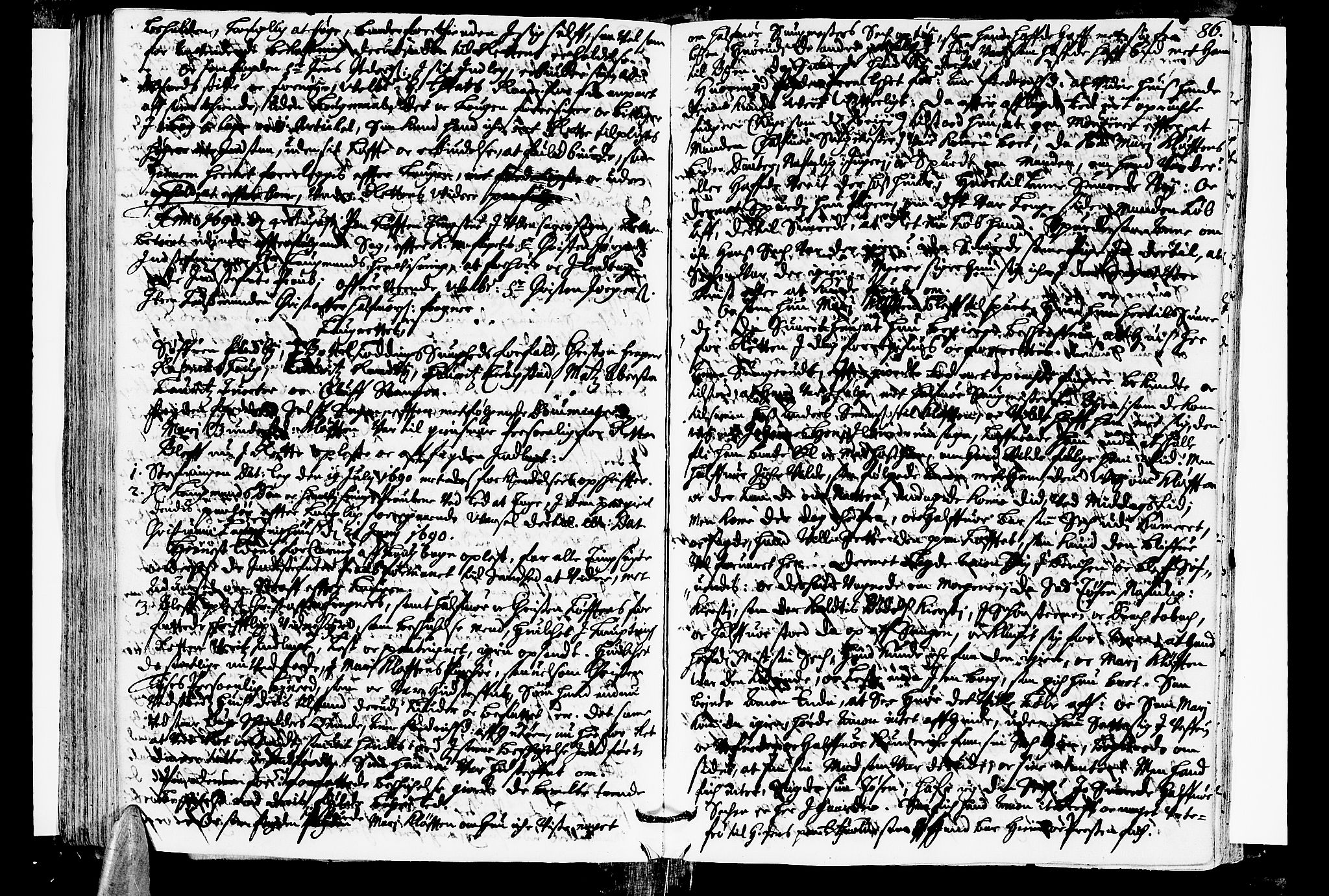 Øvre Romerike sorenskriveri, SAO/A-10649/F/Fb/L0029: Tingbok 29, 1690, s. 85b-86a