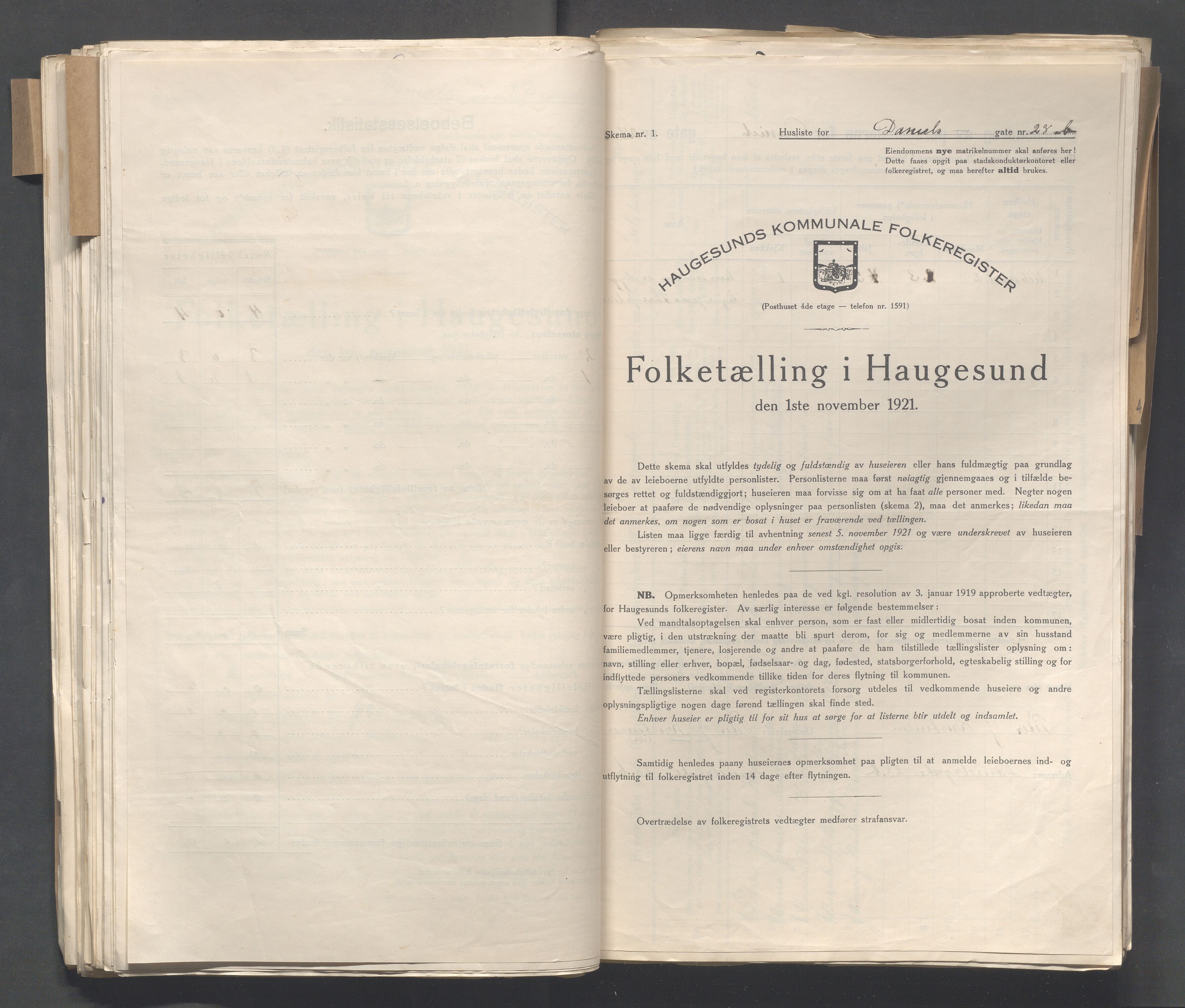 IKAR, Kommunal folketelling 1.11.1921 for Haugesund, 1921, s. 5969