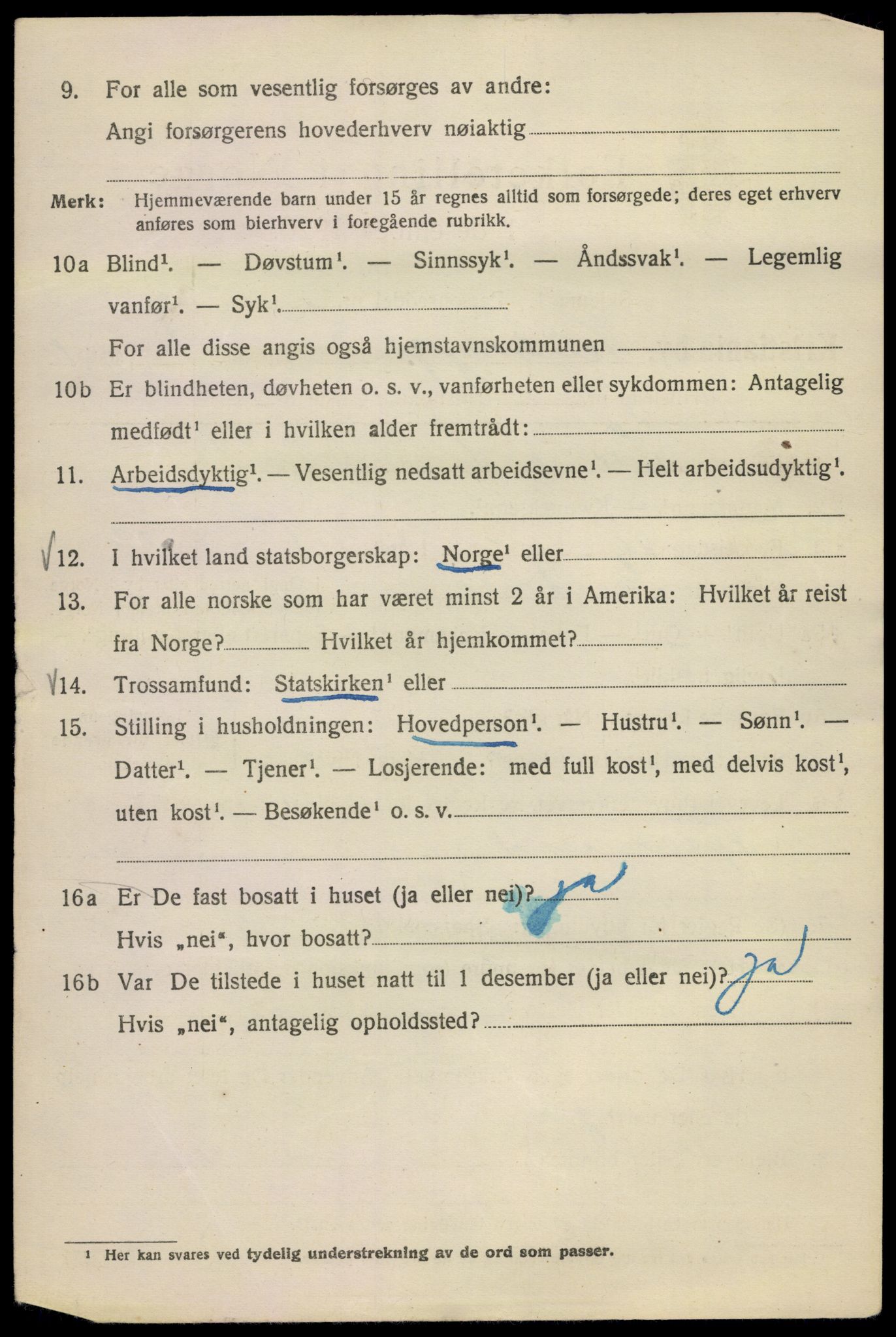 SAO, Folketelling 1920 for 0301 Kristiania kjøpstad, 1920, s. 410908