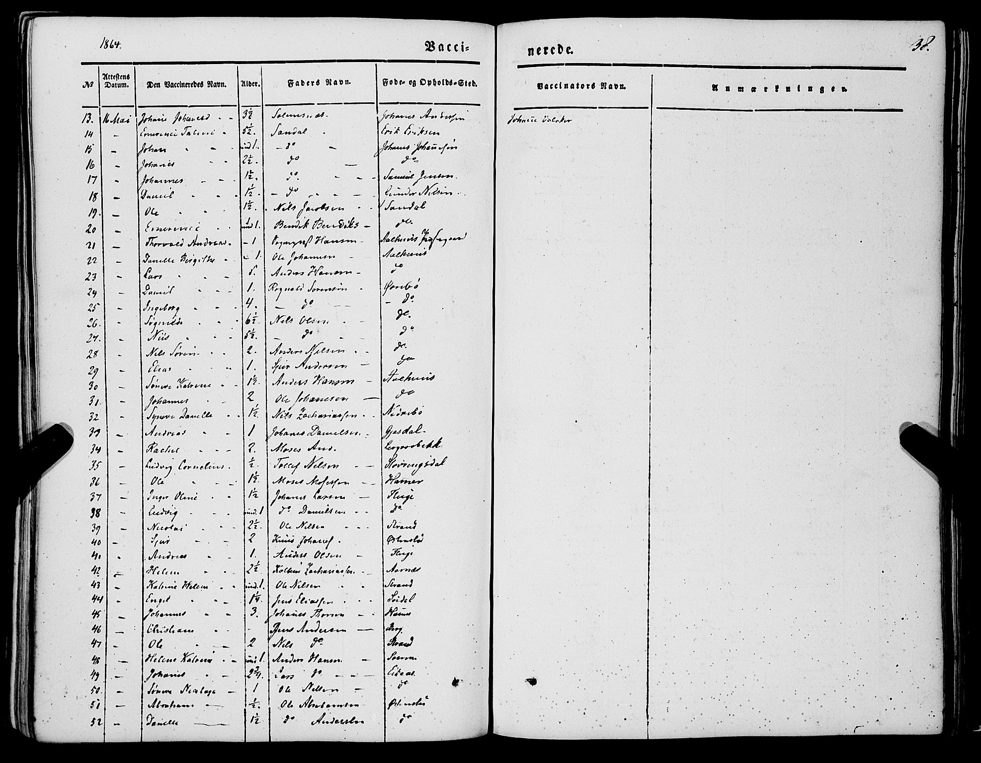 Jølster sokneprestembete, SAB/A-80701/H/Haa/Haaa/L0010: Ministerialbok nr. A 10, 1847-1865, s. 38