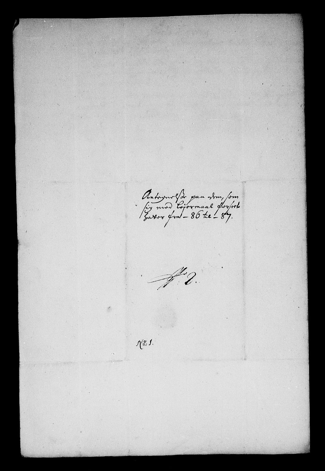 Rentekammeret inntil 1814, Reviderte regnskaper, Stiftamtstueregnskaper, Trondheim stiftamt og Nordland amt, RA/EA-6044/R/Rg/L0085: Trondheim stiftamt og Nordland amt, 1686