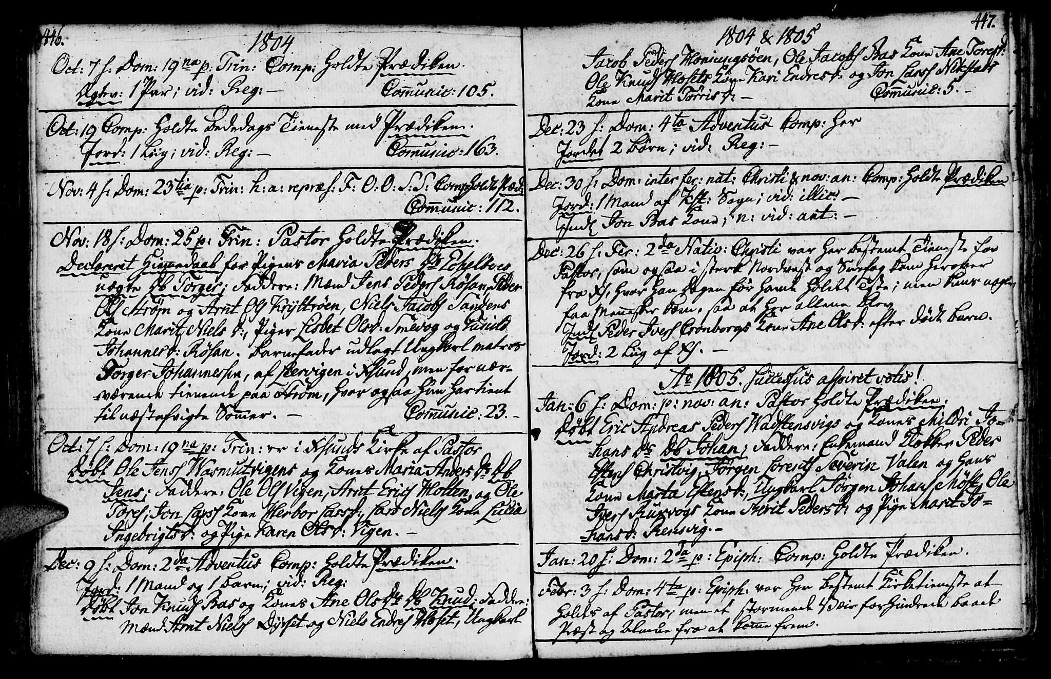 Ministerialprotokoller, klokkerbøker og fødselsregistre - Møre og Romsdal, AV/SAT-A-1454/569/L0816: Ministerialbok nr. 569A02, 1759-1805, s. 446-447