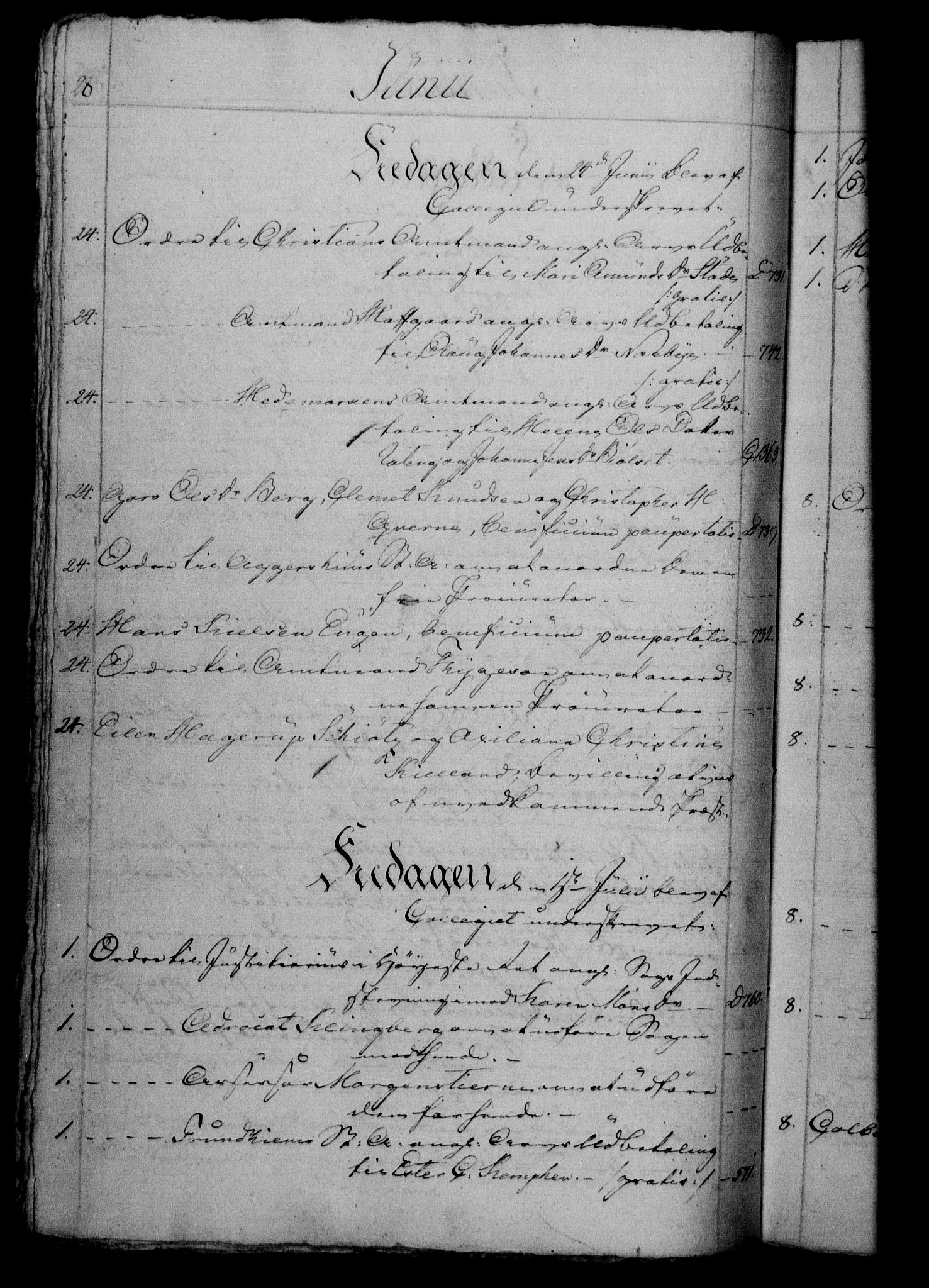 Danske Kanselli 1800-1814, RA/EA-3024/H/Hf/Hfb/Hfbc/L0004: Underskrivelsesbok m. register, 1803, s. 28