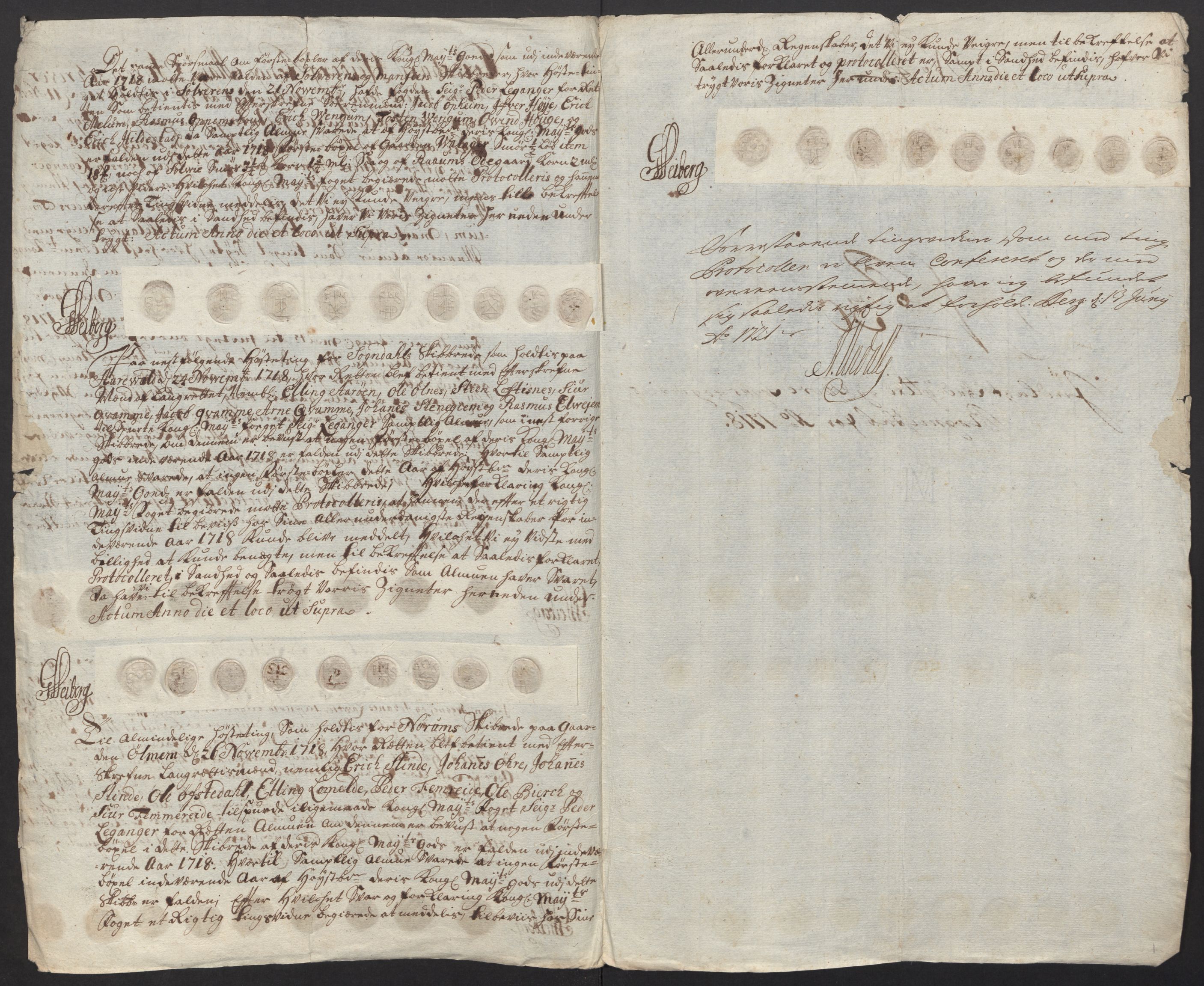 Rentekammeret inntil 1814, Reviderte regnskaper, Fogderegnskap, AV/RA-EA-4092/R52/L3321: Fogderegnskap Sogn, 1717-1718, s. 676