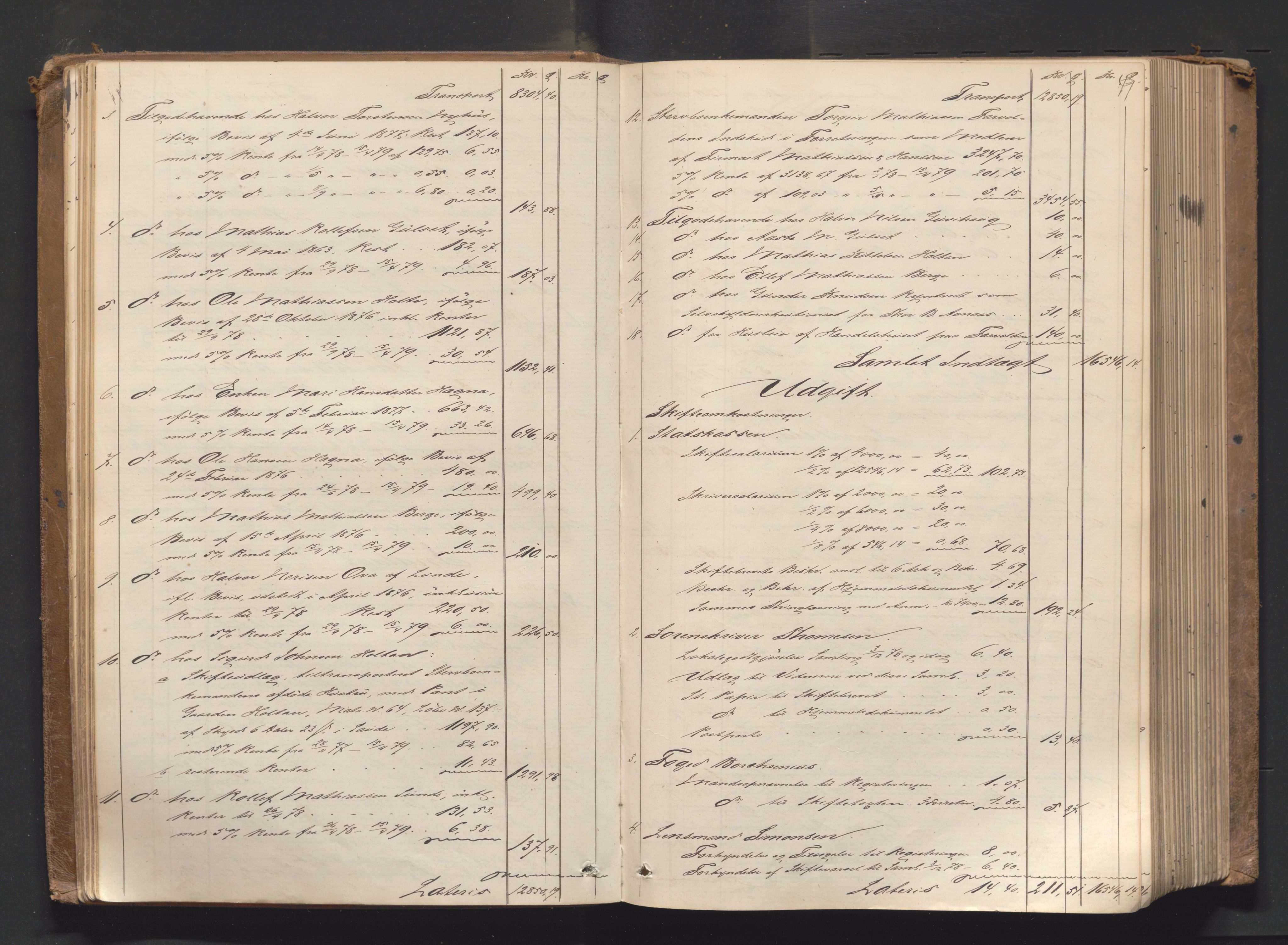 Nedre Telemark sorenskriveri, AV/SAKO-A-135/H/Hb/Hbe/L0003: Skifteutlodningsprotokoll, 1878-1892, s. 46b-47a