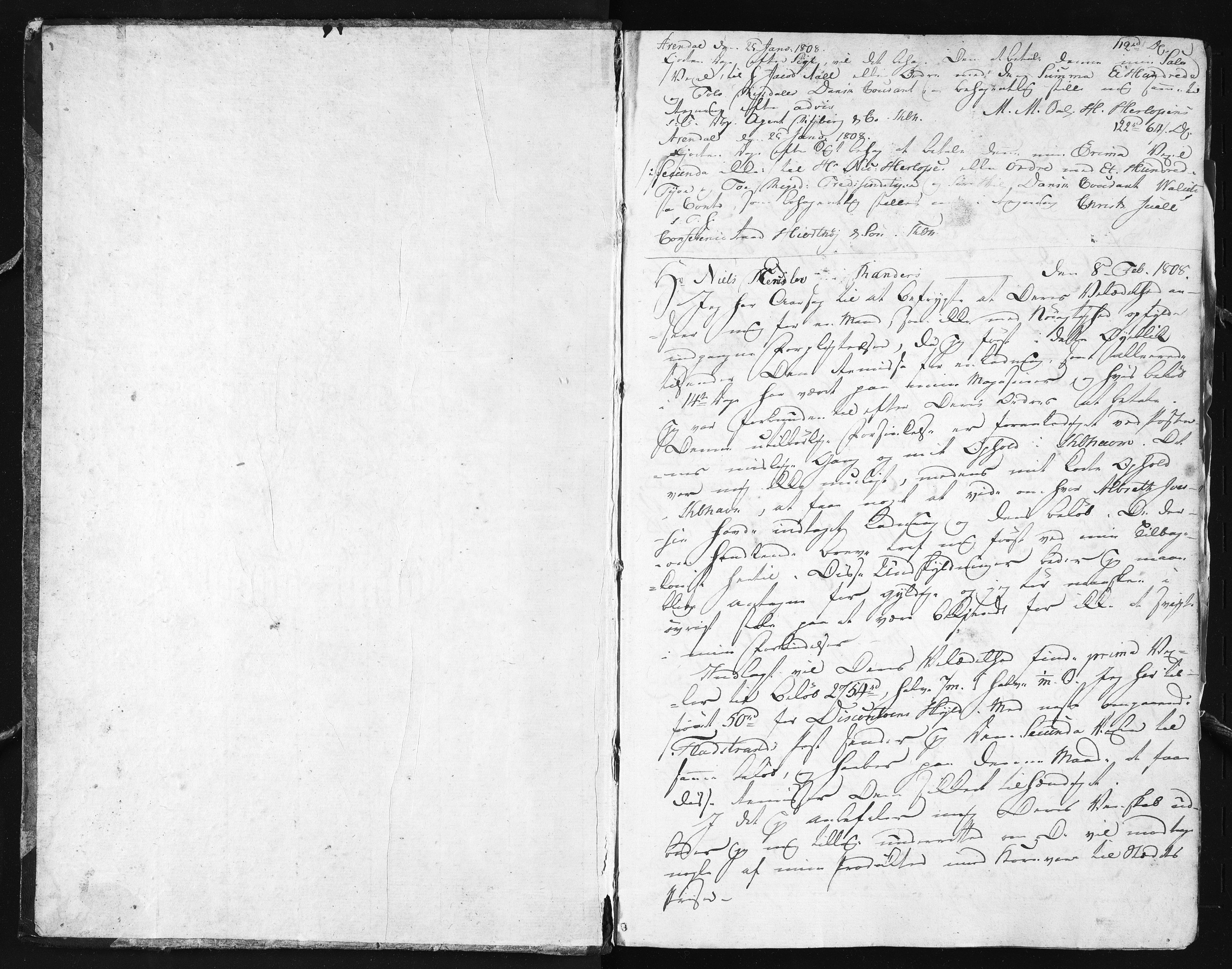 Baaseland Jernverk og Næs Jernverk, NESJ/NJM-001/01/01/L0040: Utgående brev. Brevkopier - arkivkode 183-185, 1800-1809