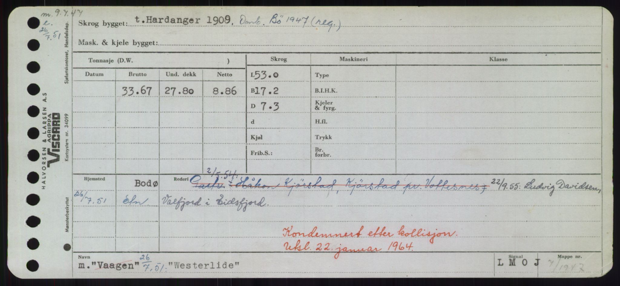 Sjøfartsdirektoratet med forløpere, Skipsmålingen, RA/S-1627/H/Hd/L0041: Fartøy, Vi-Ås, s. 271