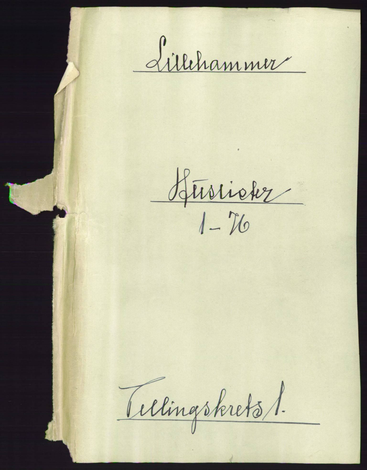 RA, Folketelling 1891 for 0501 Lillehammer kjøpstad, 1891, s. 11
