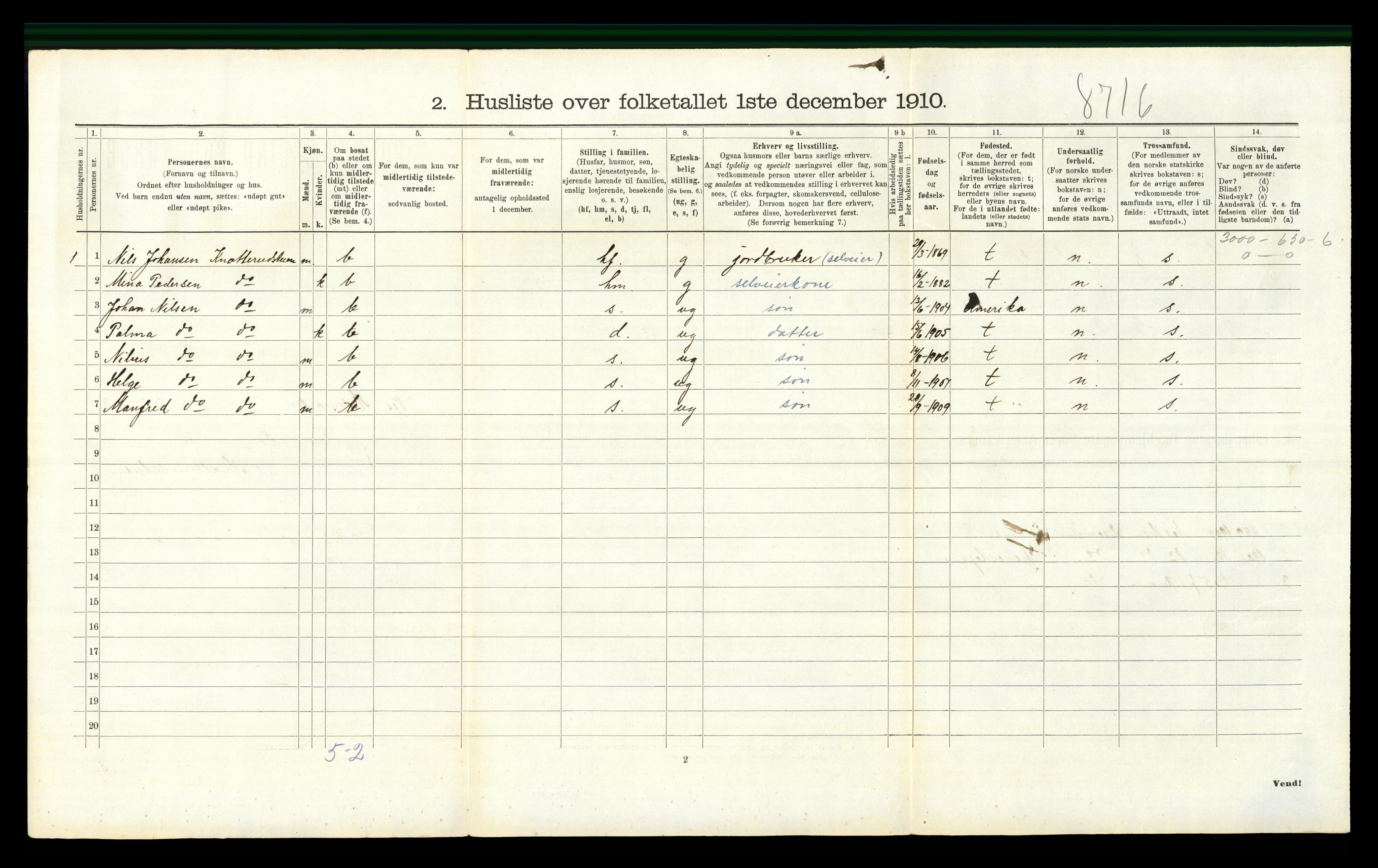 RA, Folketelling 1910 for 0411 Nes herred, 1910, s. 512