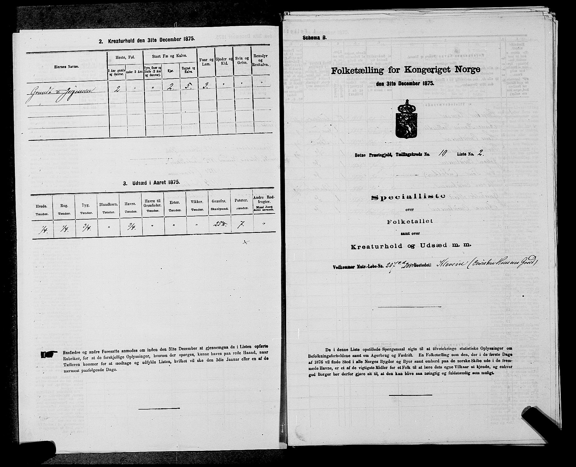 SAKO, Folketelling 1875 for 0715P Botne prestegjeld, 1875, s. 750