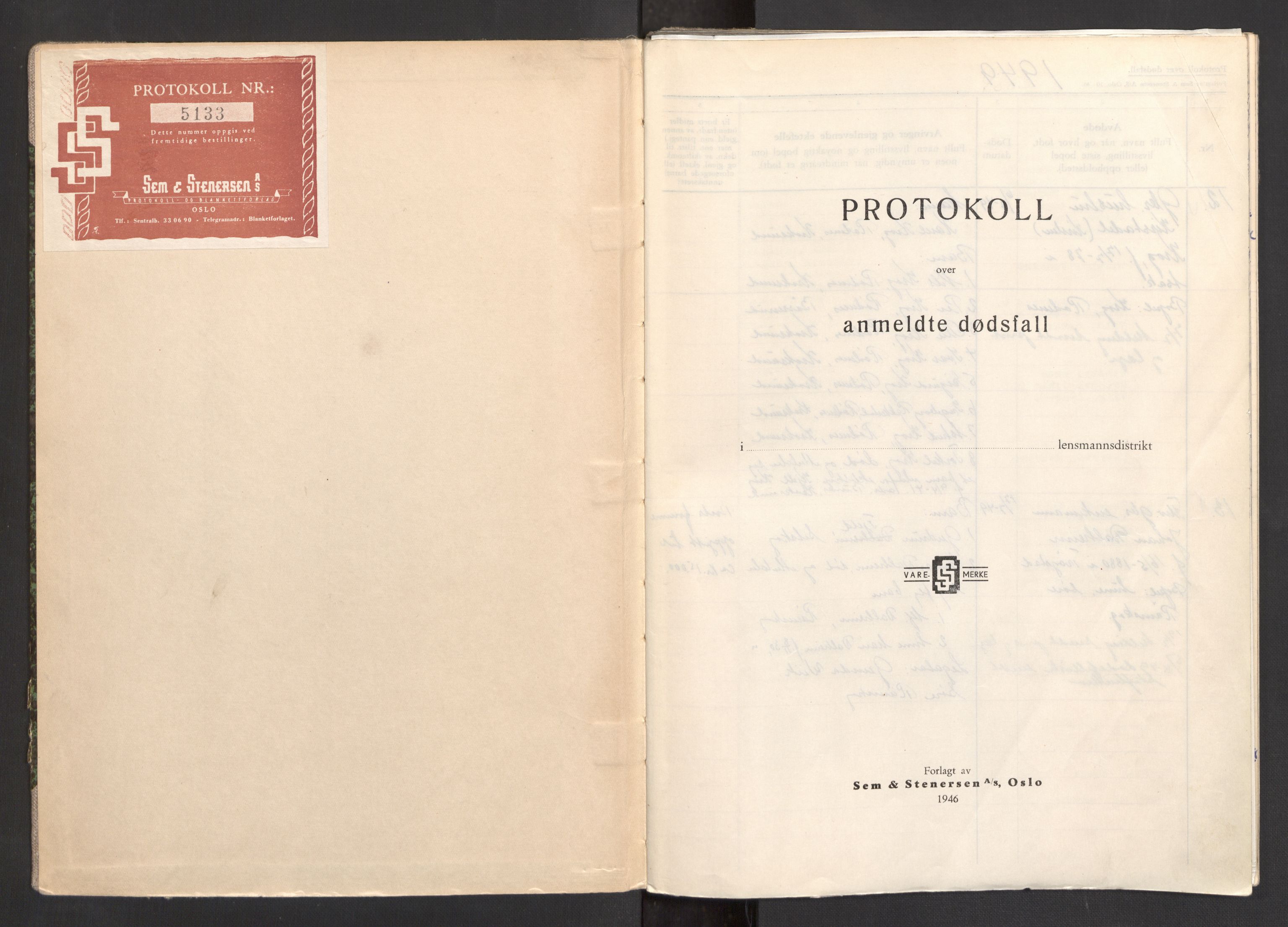 Rødenes lensmannsarkiv, AV/SAO-A-10634/H/Ha/L0003: Dødsfallsprotokoll, 1949-1961