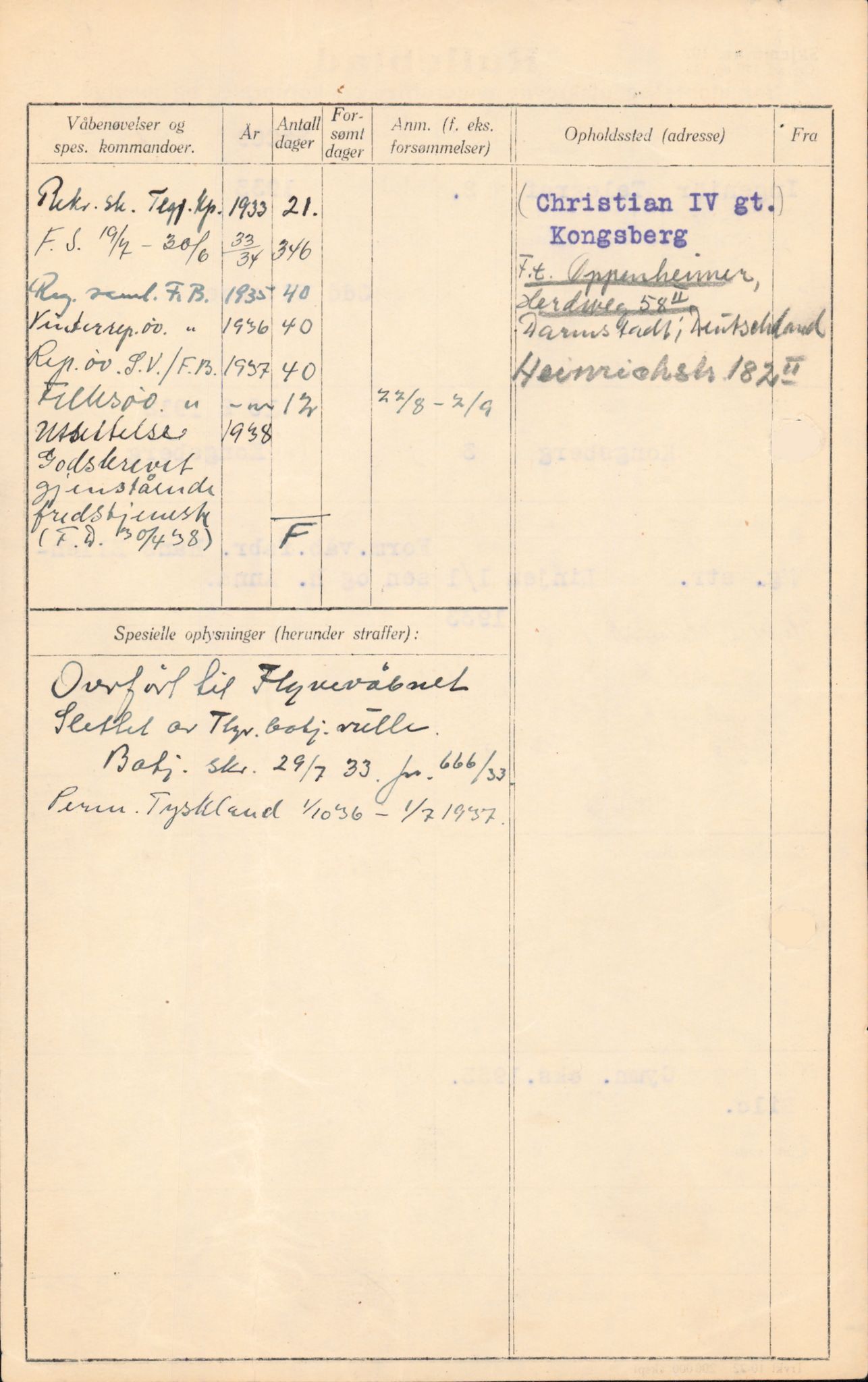 Forsvaret, Forsvarets overkommando/Luftforsvarsstaben, RA/RAFA-4079/P/Pa/L0029: Personellpapirer, 1912, s. 314