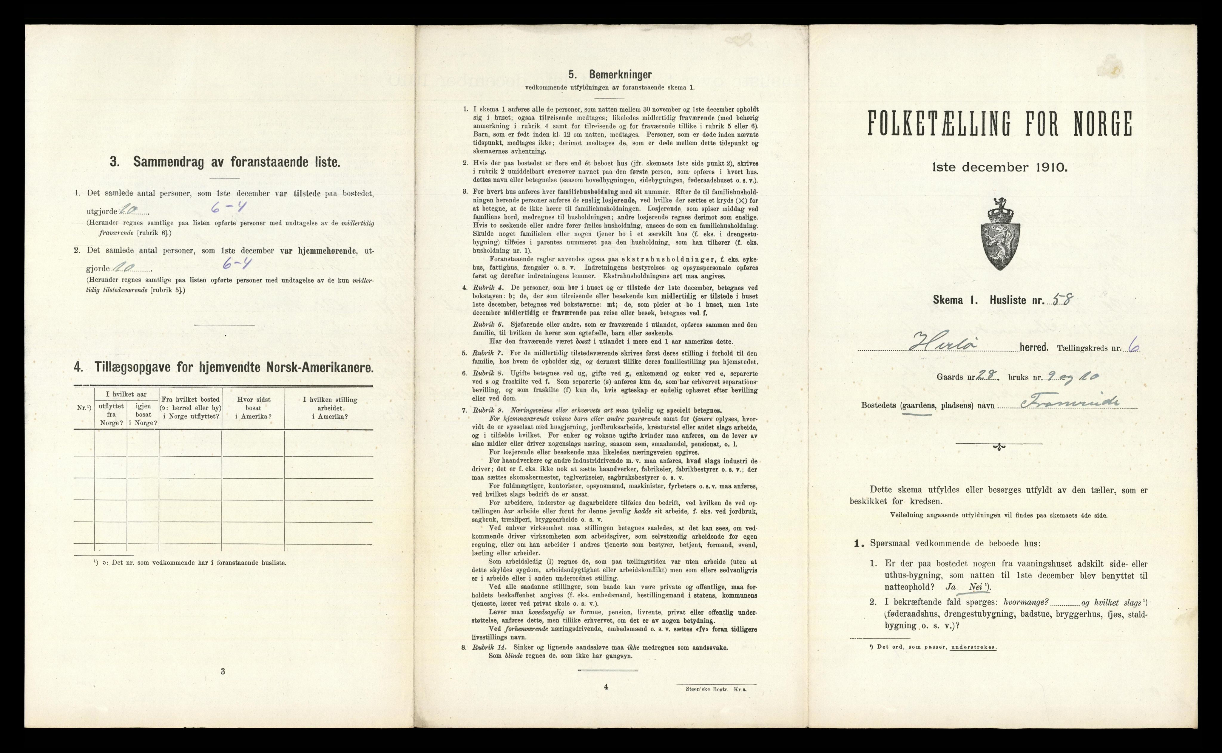 RA, Folketelling 1910 for 1258 Herdla herred, 1910, s. 644