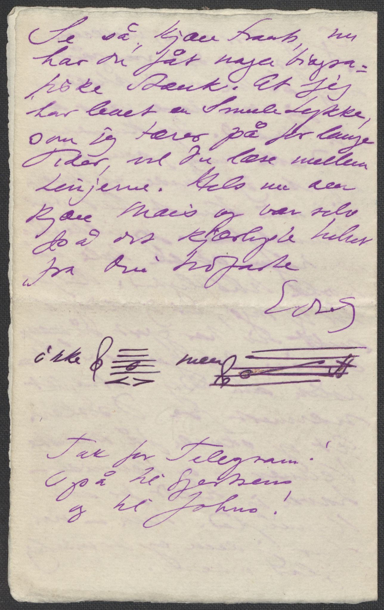 Beyer, Frants, RA/PA-0132/F/L0001: Brev fra Edvard Grieg til Frantz Beyer og "En del optegnelser som kan tjene til kommentar til brevene" av Marie Beyer, 1872-1907, s. 478