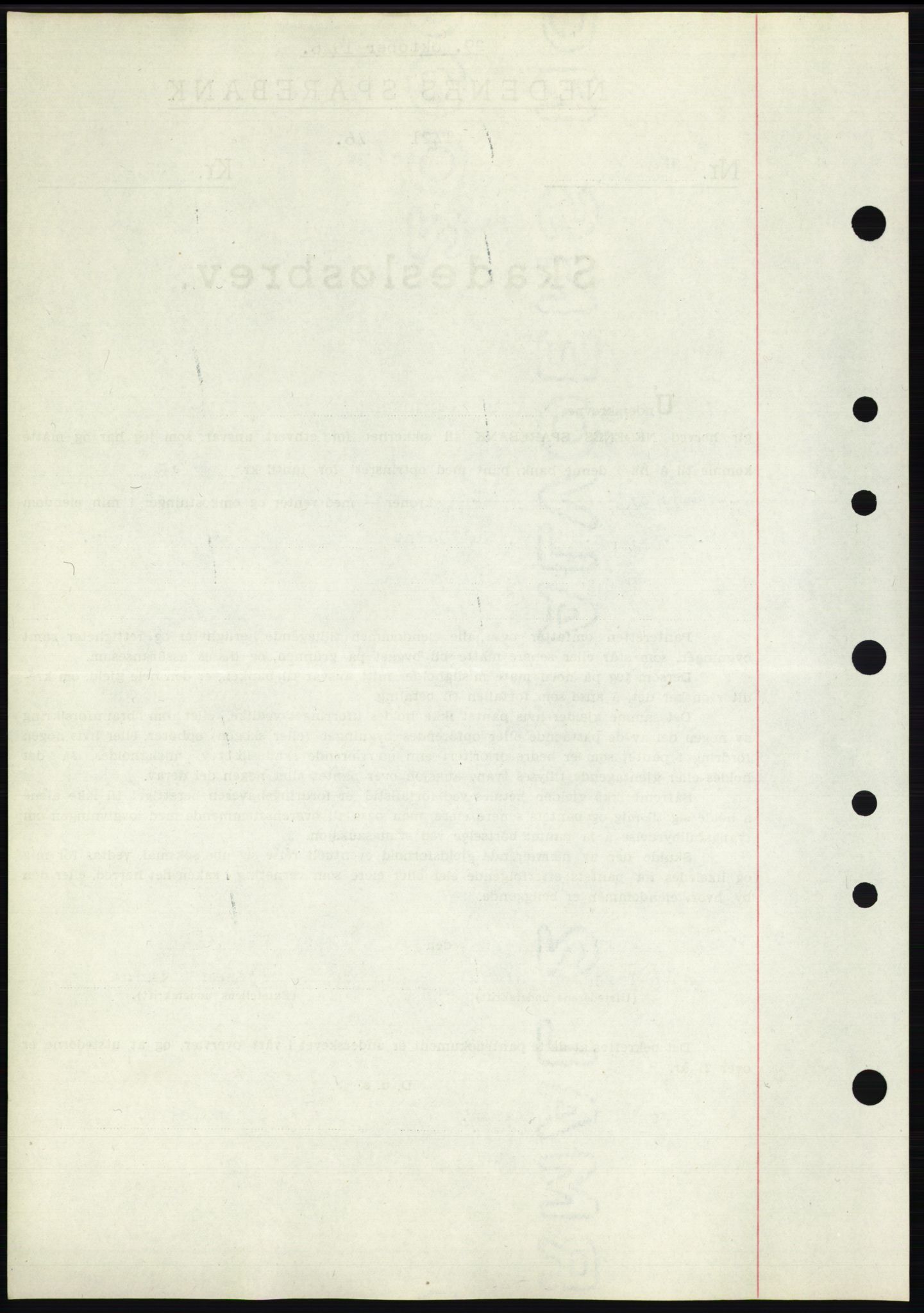 Nedenes sorenskriveri, SAK/1221-0006/G/Gb/Gbb/L0003: Pantebok nr. B3b, 1946-1946, Dagboknr: 1421/1946