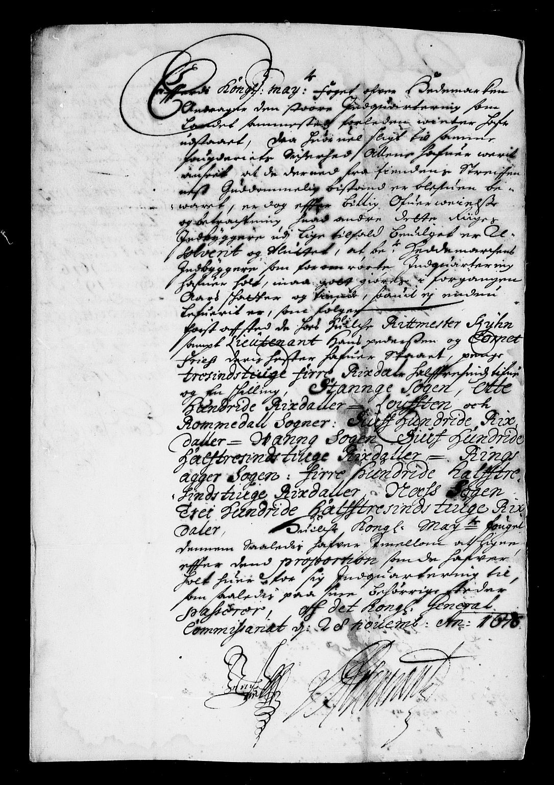 Rentekammeret inntil 1814, Reviderte regnskaper, Stiftamtstueregnskaper, Landkommissariatet på Akershus og Akershus stiftamt, AV/RA-EA-5869/R/Rb/L0140: Akershus stiftamt, 1675-1677